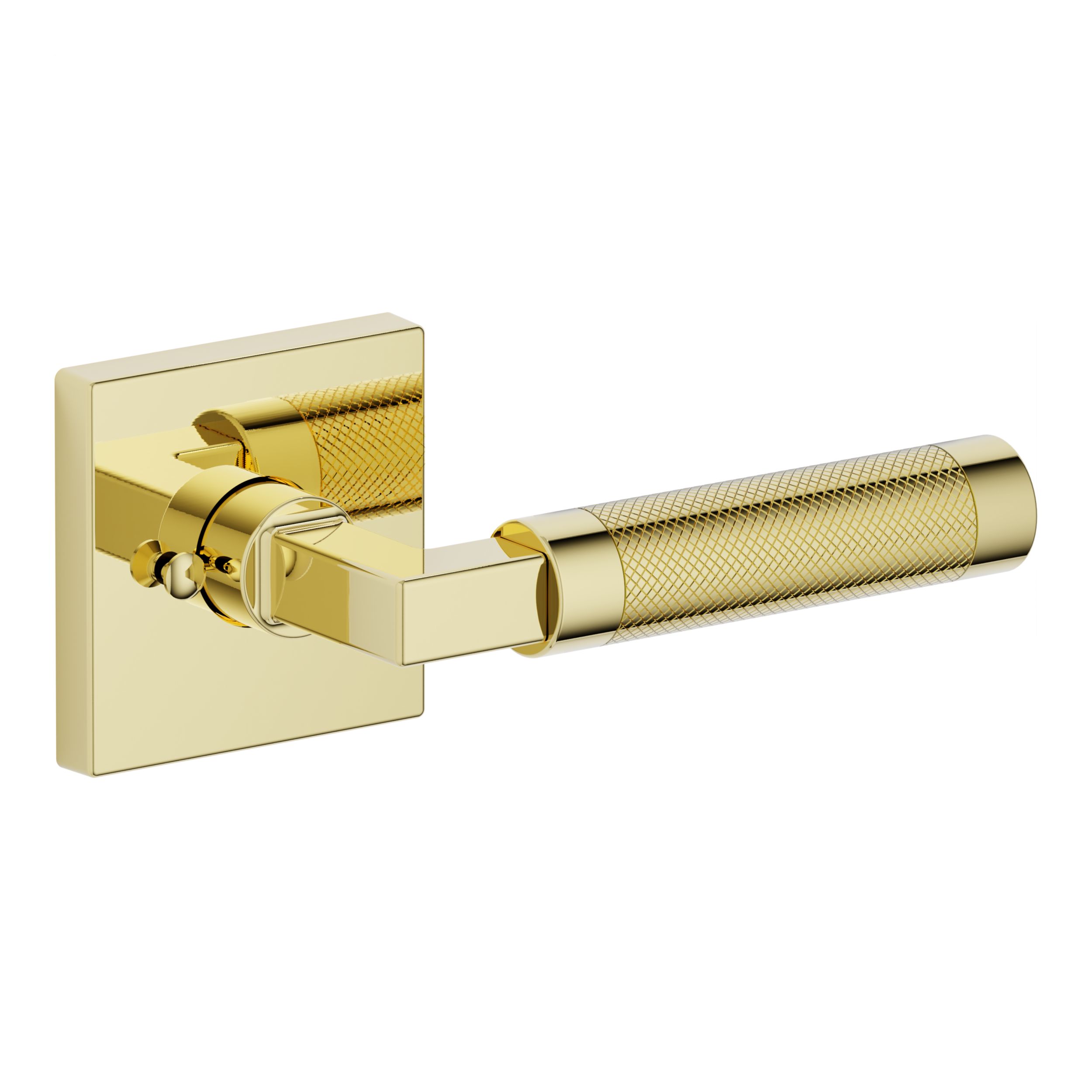 L030 Knurled Gramercy with R017 Rose - Privacy
