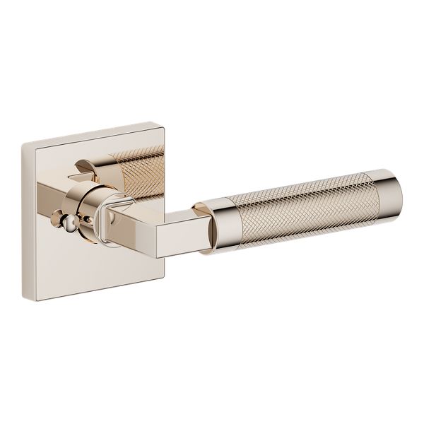 L030 Knurled Gramercy with R017 Rose - Privacy - Lifetime (PVD