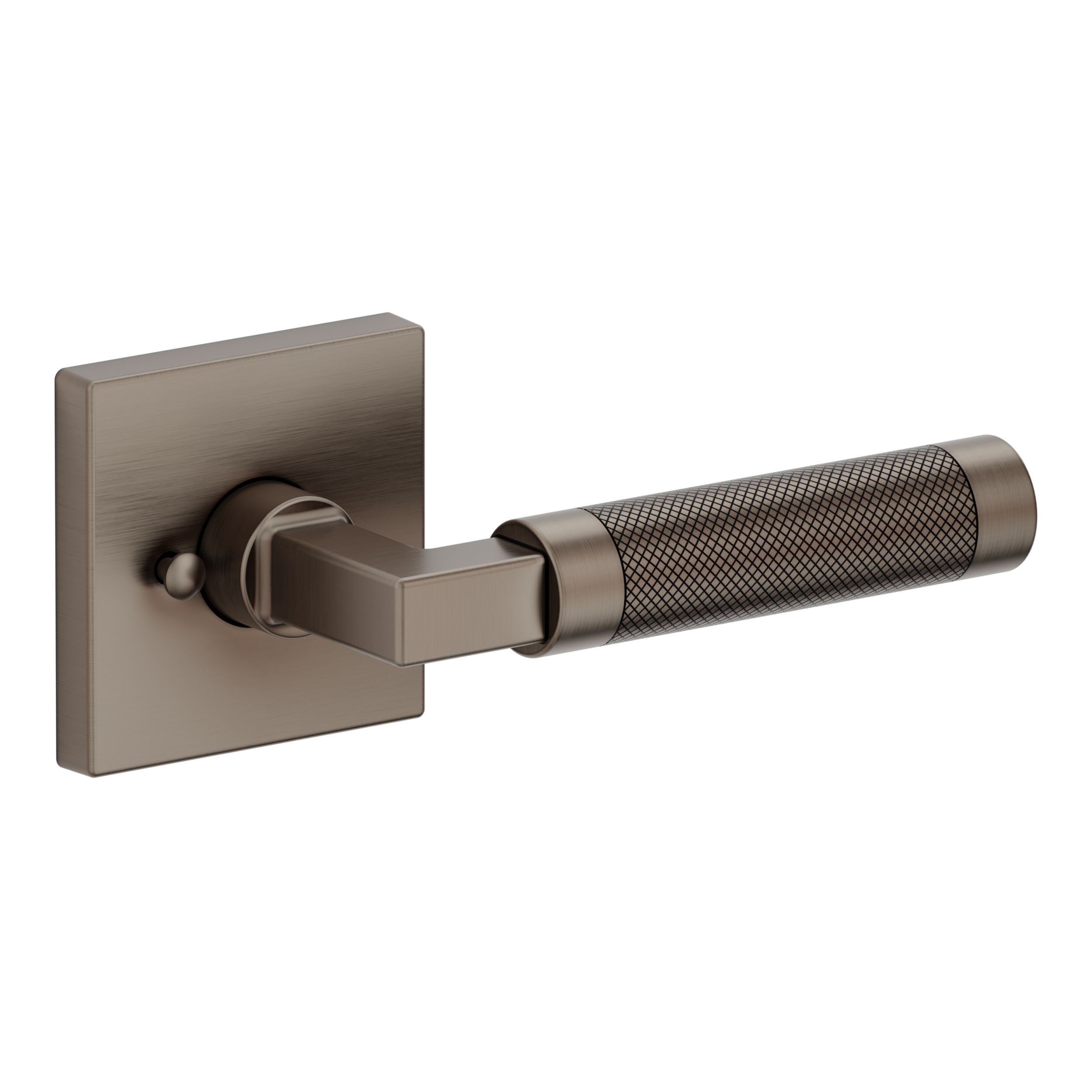 L030 Knurled Gramercy with R017 Rose - Privacy