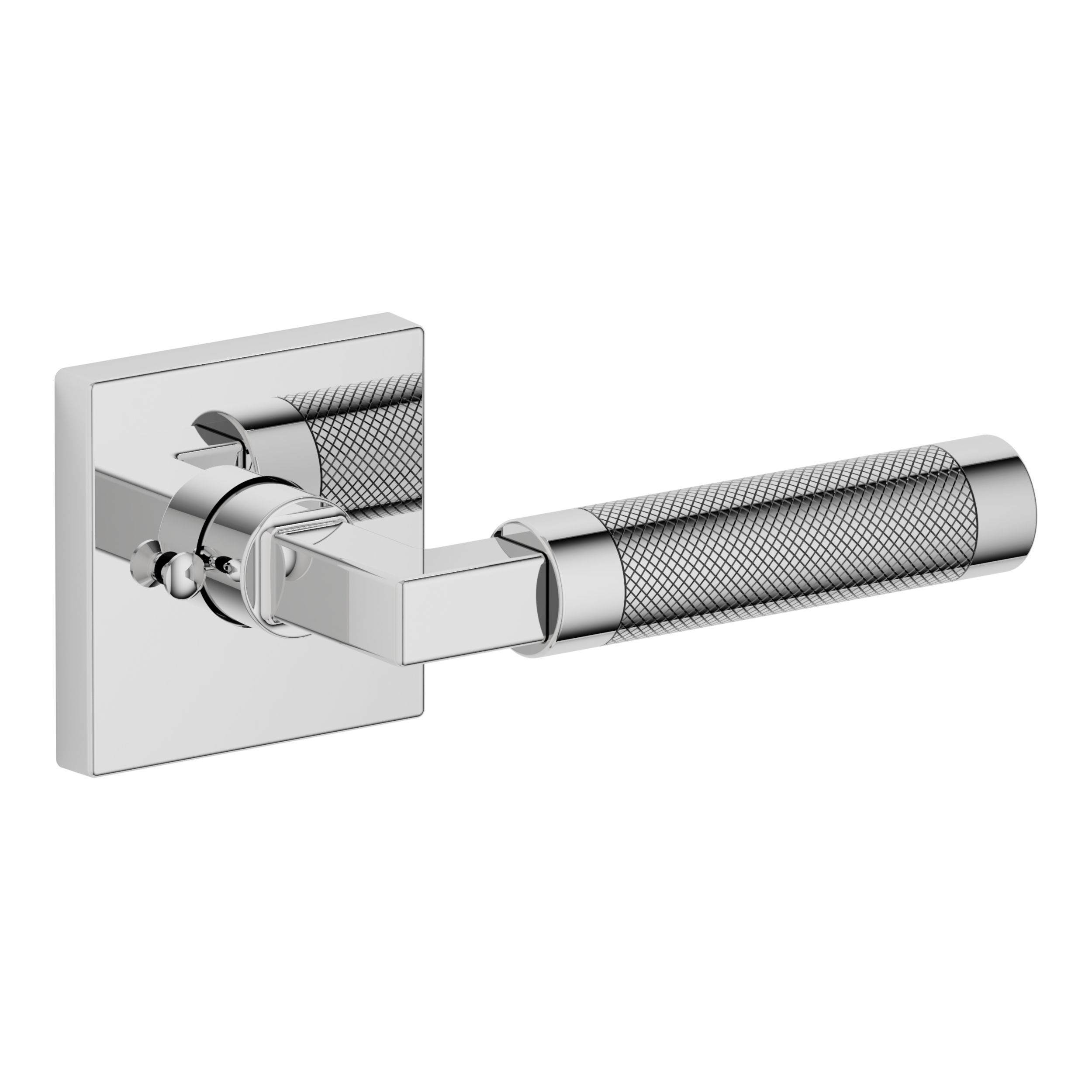 L030 Knurled Gramercy with R017 Rose - Privacy