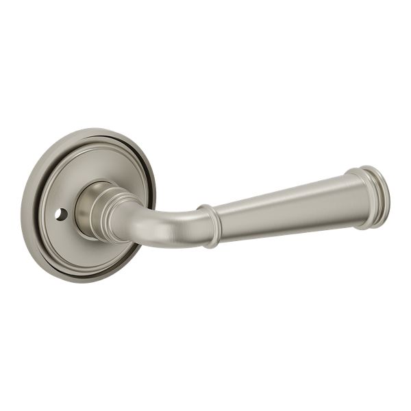 L033 Briarcrest Lever with 5070 Rose - Privacy - Lifetime (PVD