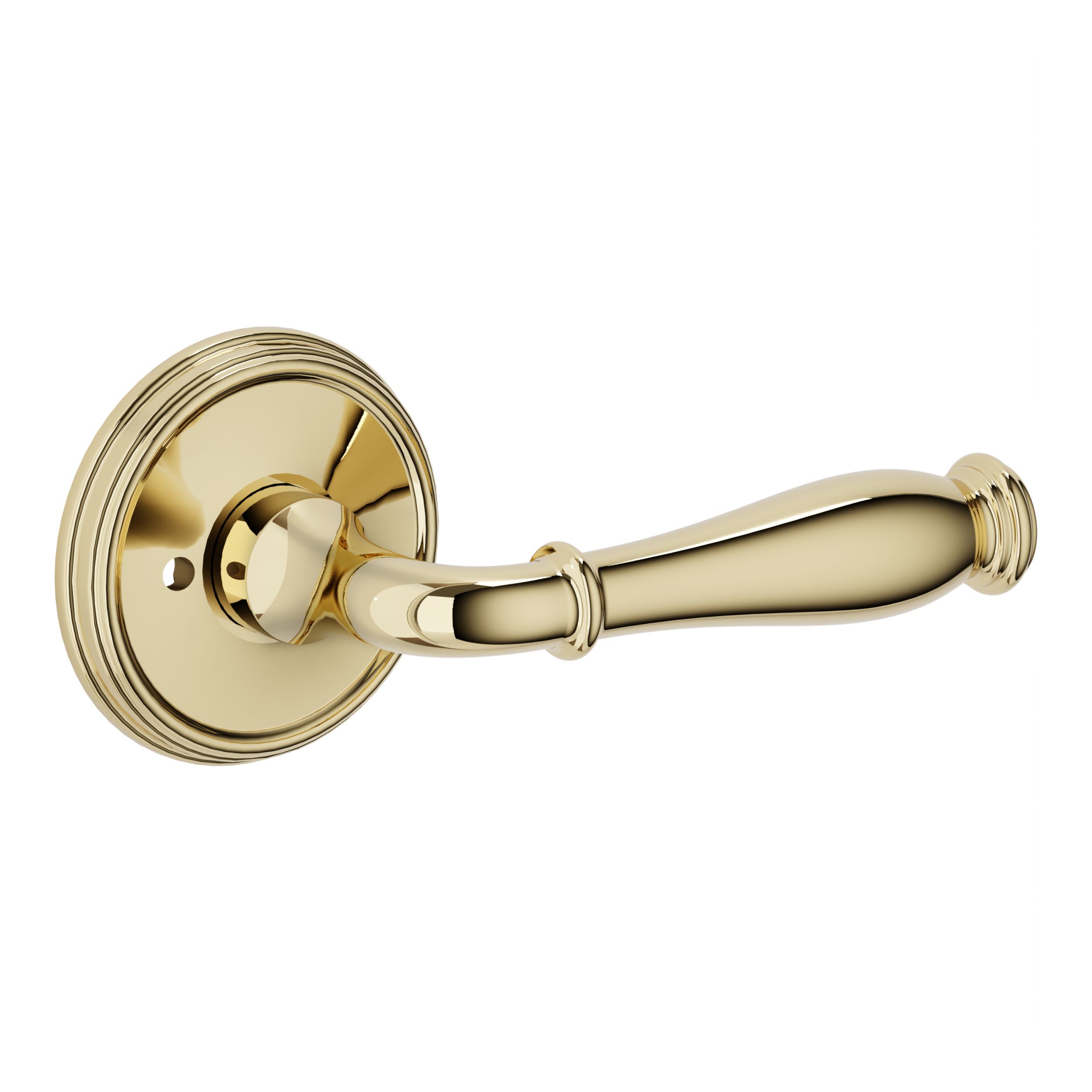 L034 Nashville Lever with 5078 Rose - Privacy