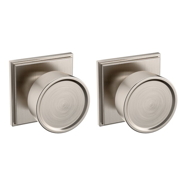 K008 Hollywood Hills Knob with R050 Rose- Passage - Satin