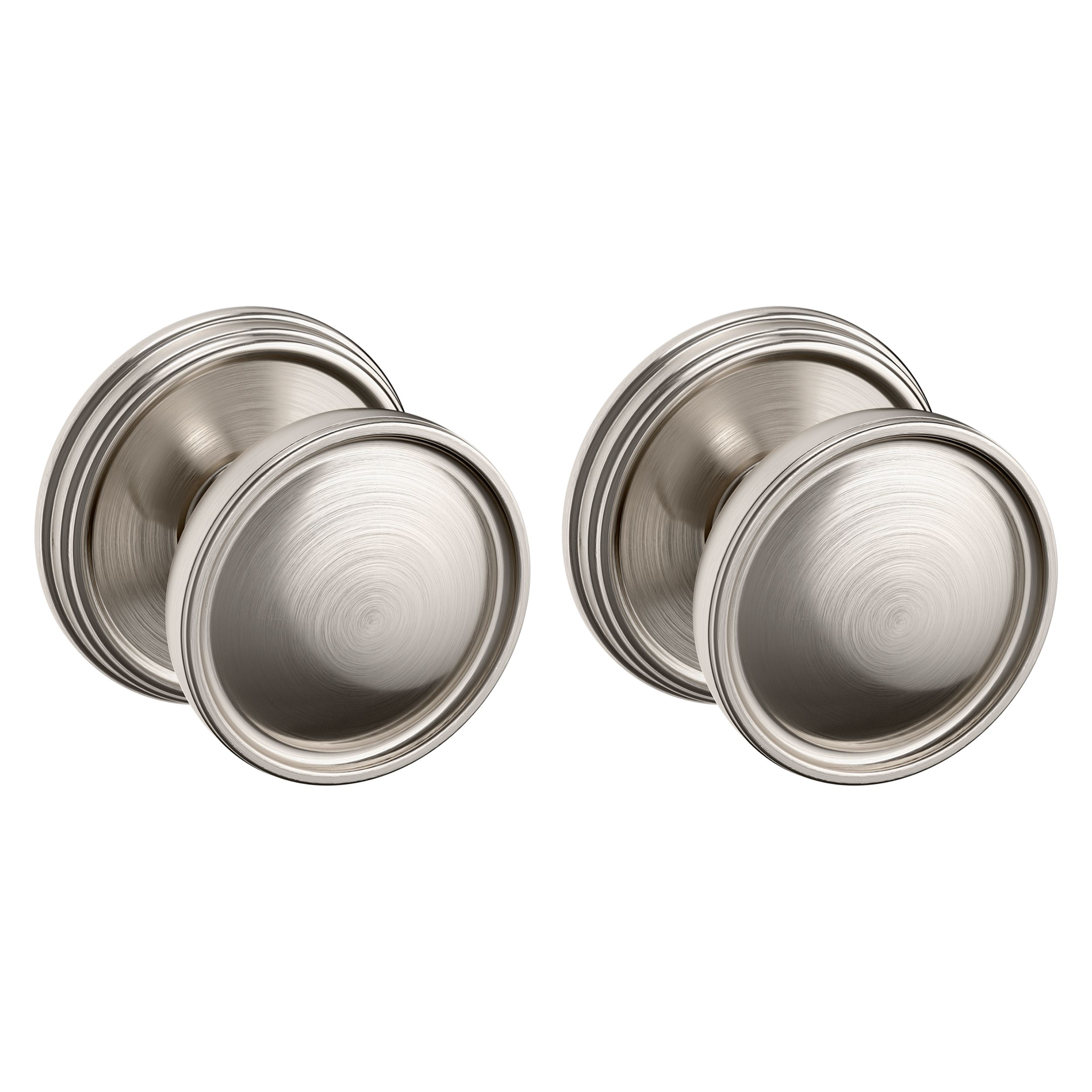 K012 Tulip Knob Baldwin Lifetime | Nickel Rose- Hardware with Satin - (PVD) 5078 Passage