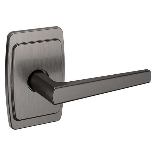 L024 Lever with R046 Rose- Full Dummy - Lifetime (PVD) Graphite