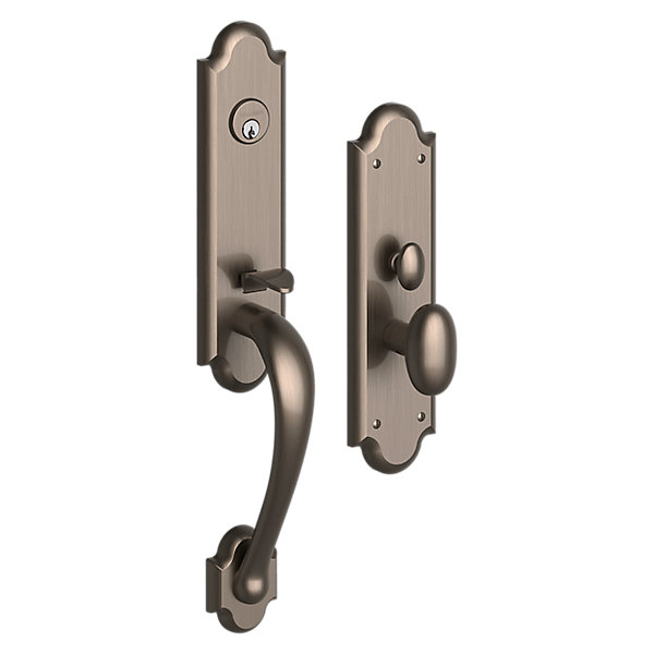 Boulder Venetian Bronze Dummy Door Handleset Boulder Venetian Bronze Dummy Door Handleset