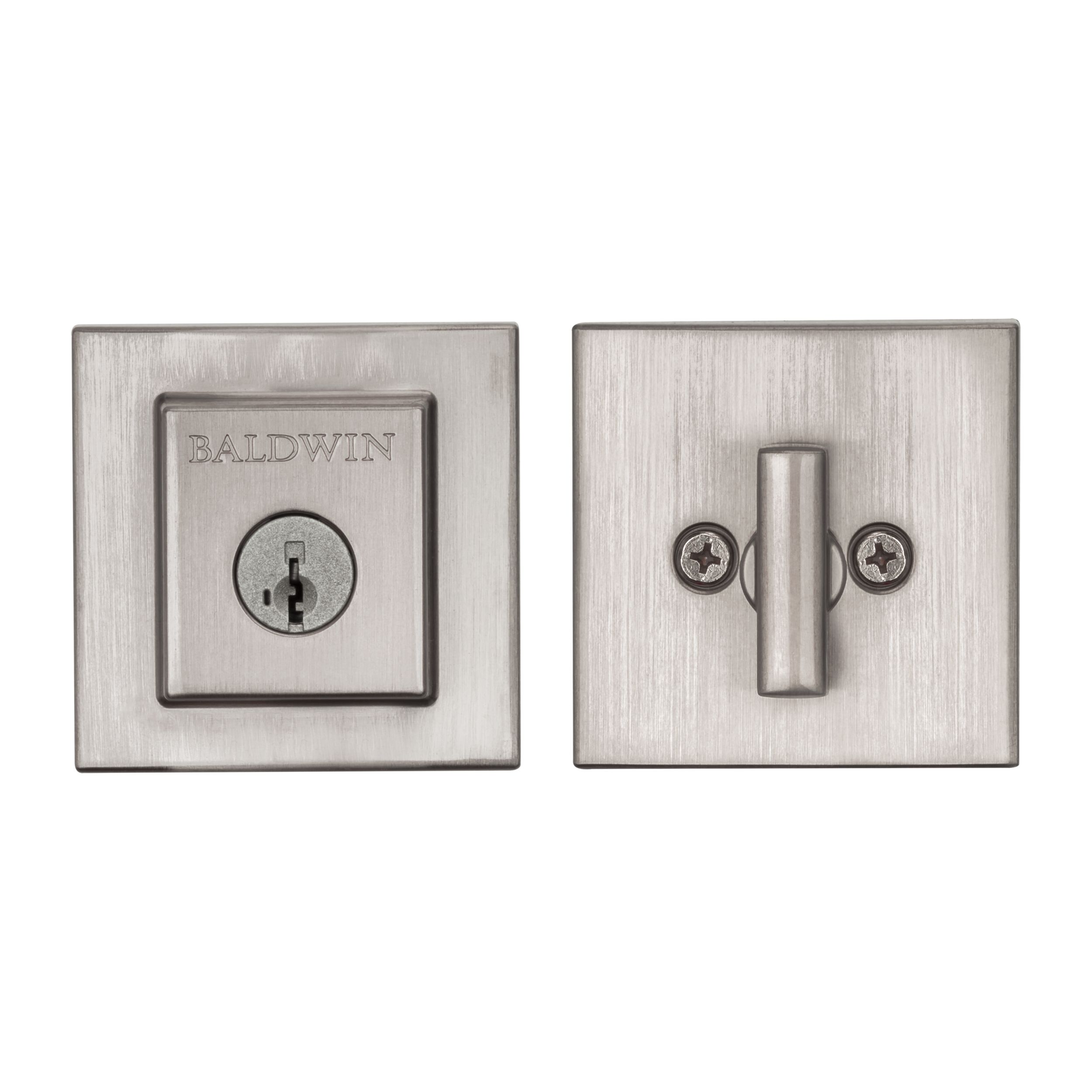 Square Deadbolt - Satin Nickel | Baldwin Hardware