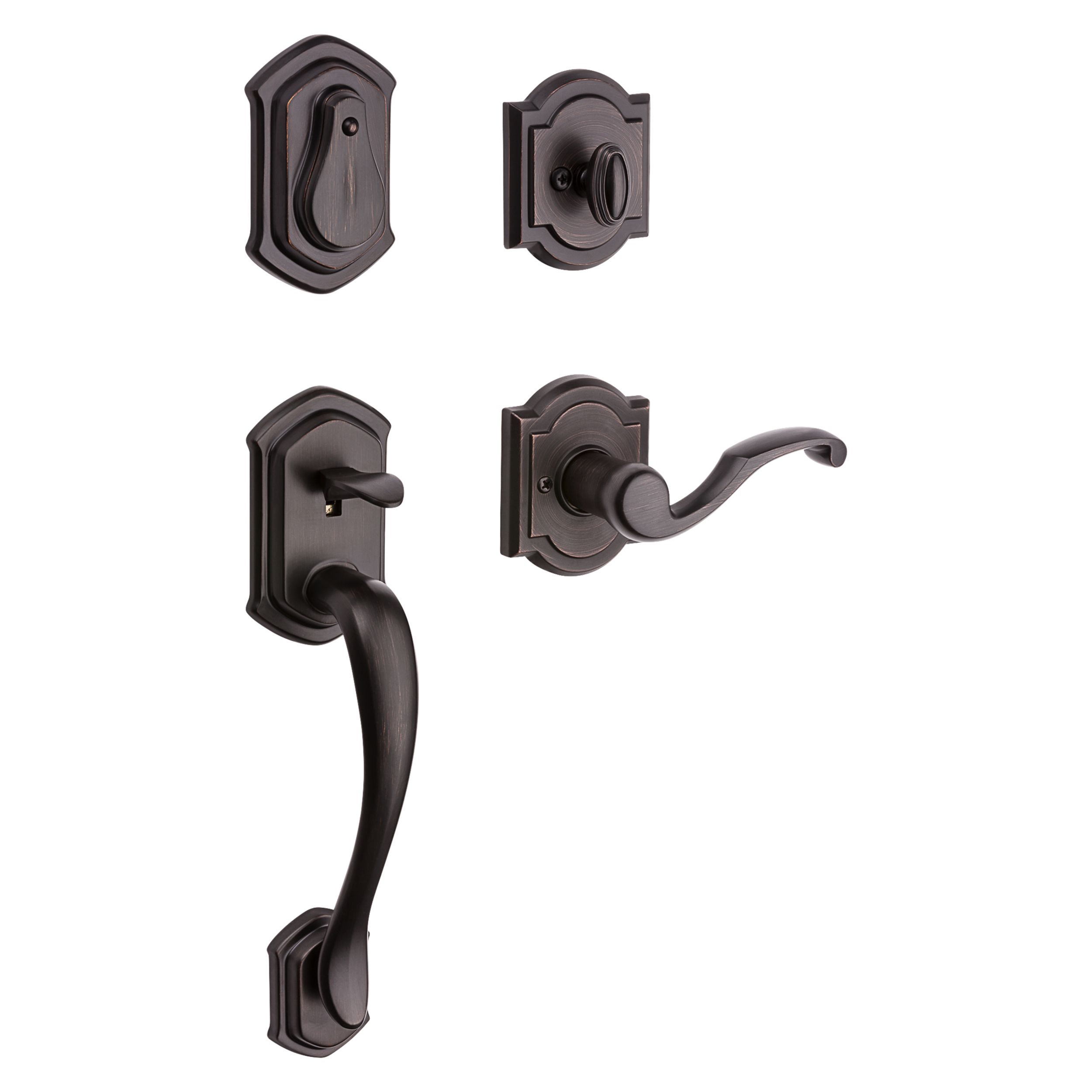 Medina Handleset with Madrina Lever - Venetian Bronze | Baldwin