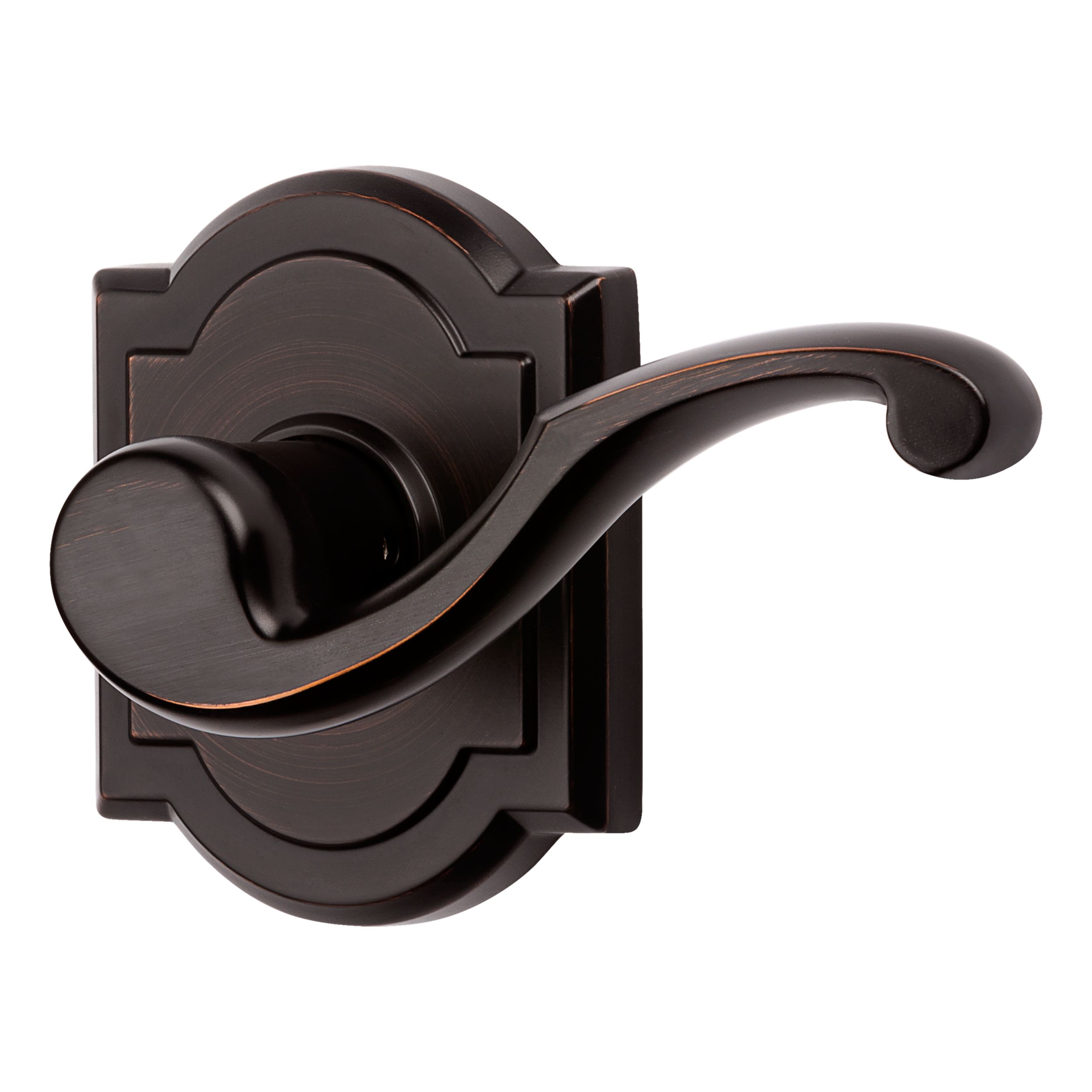 Madrina Lever & Arch Rose- Bronze Dummy Hardware Venetian Full | Baldwin 