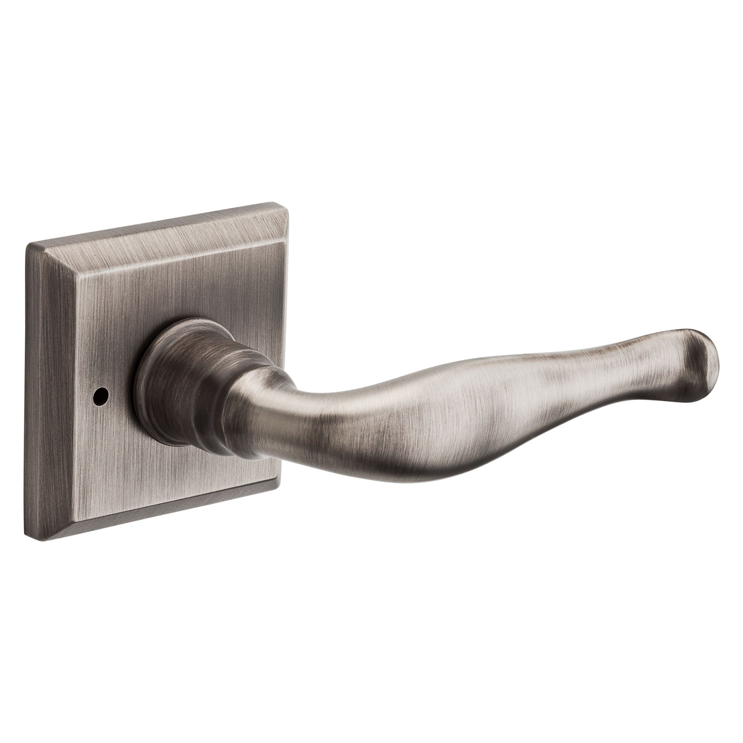 Decorative Lever & Traditional Square Rose- Privacy