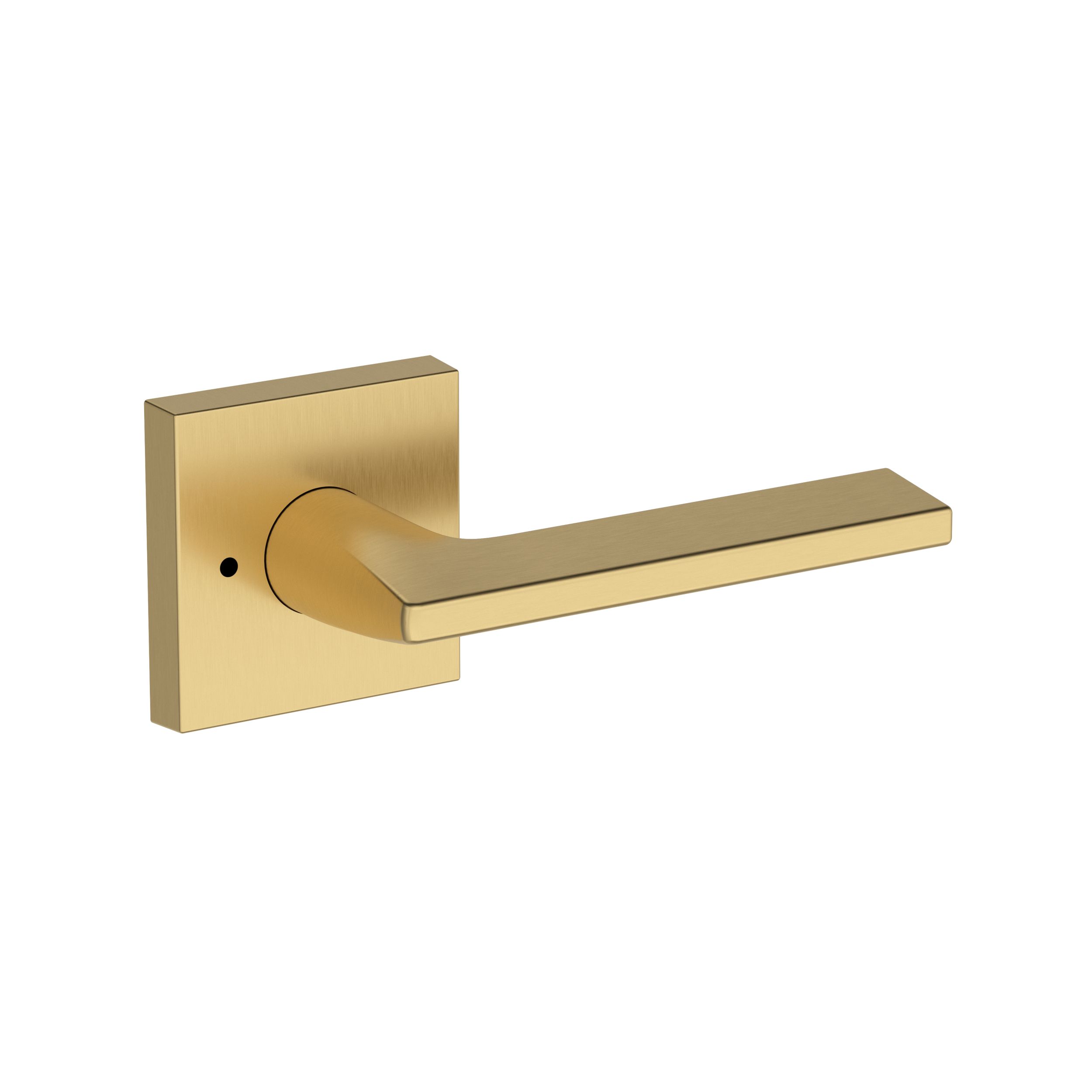 Anaheim Hills Lever with Contemporary Square Rose- Privacy