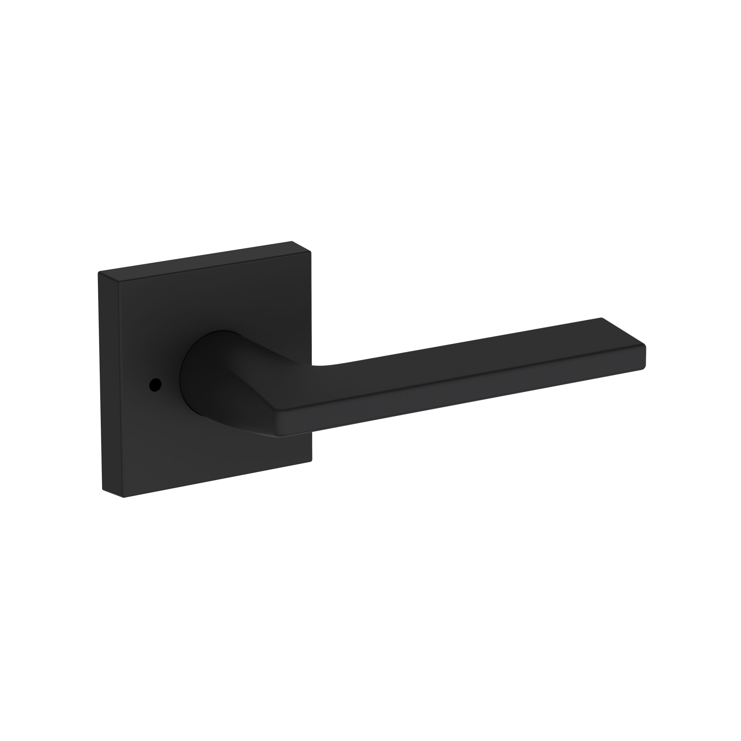 Anaheim Hills Lever with Contemporary Square Rose- Privacy