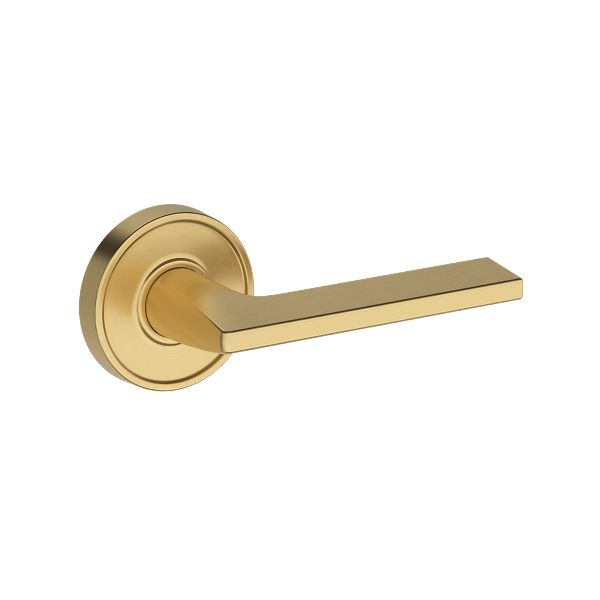 Anaheim Hills Lever with Recessed Round Rose- Full Dummy