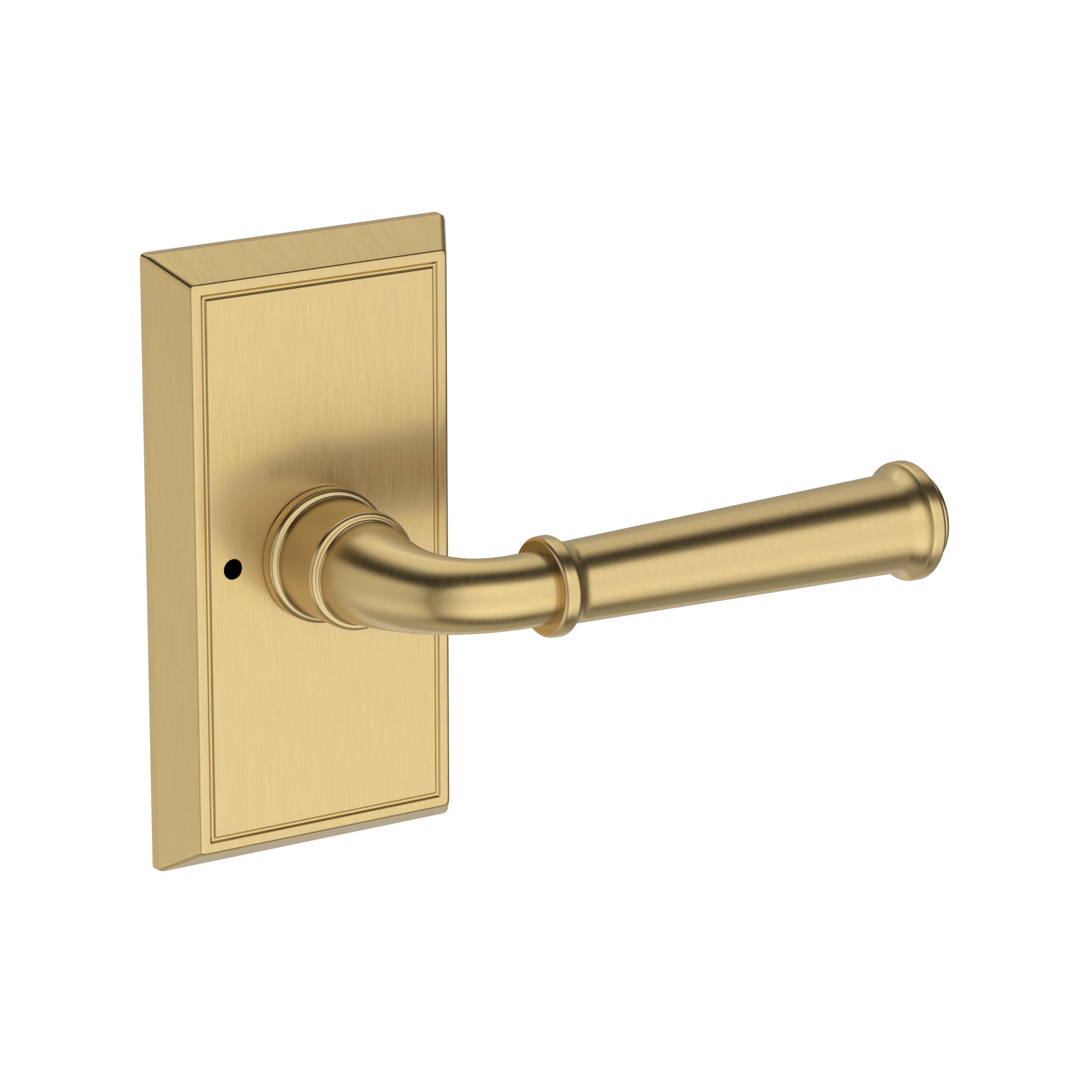 Dunsmoor Lever with Chamfered 5" Rose- Privacy