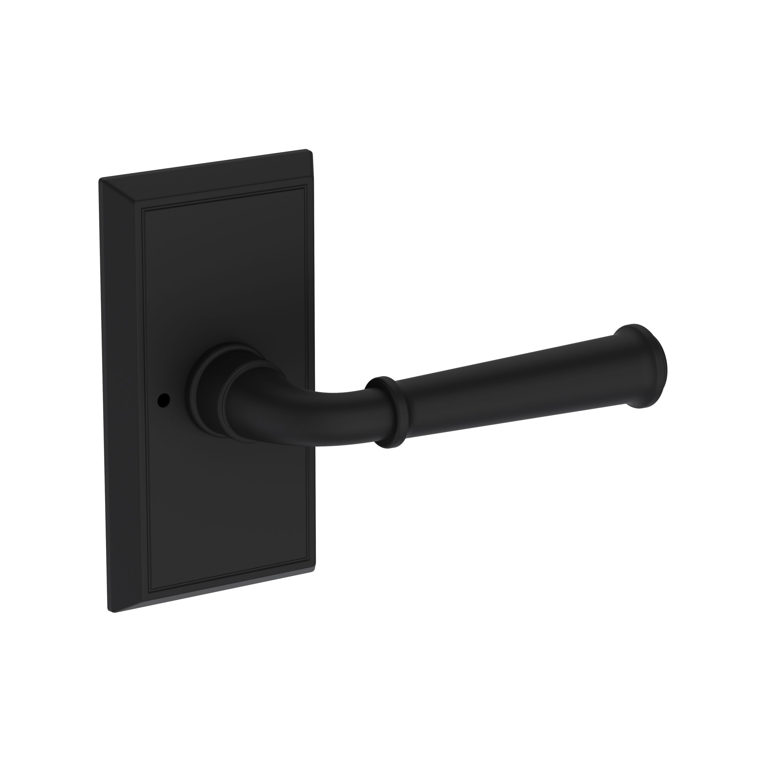 Dunsmoor Lever with Chamfered 5" Rose- Privacy