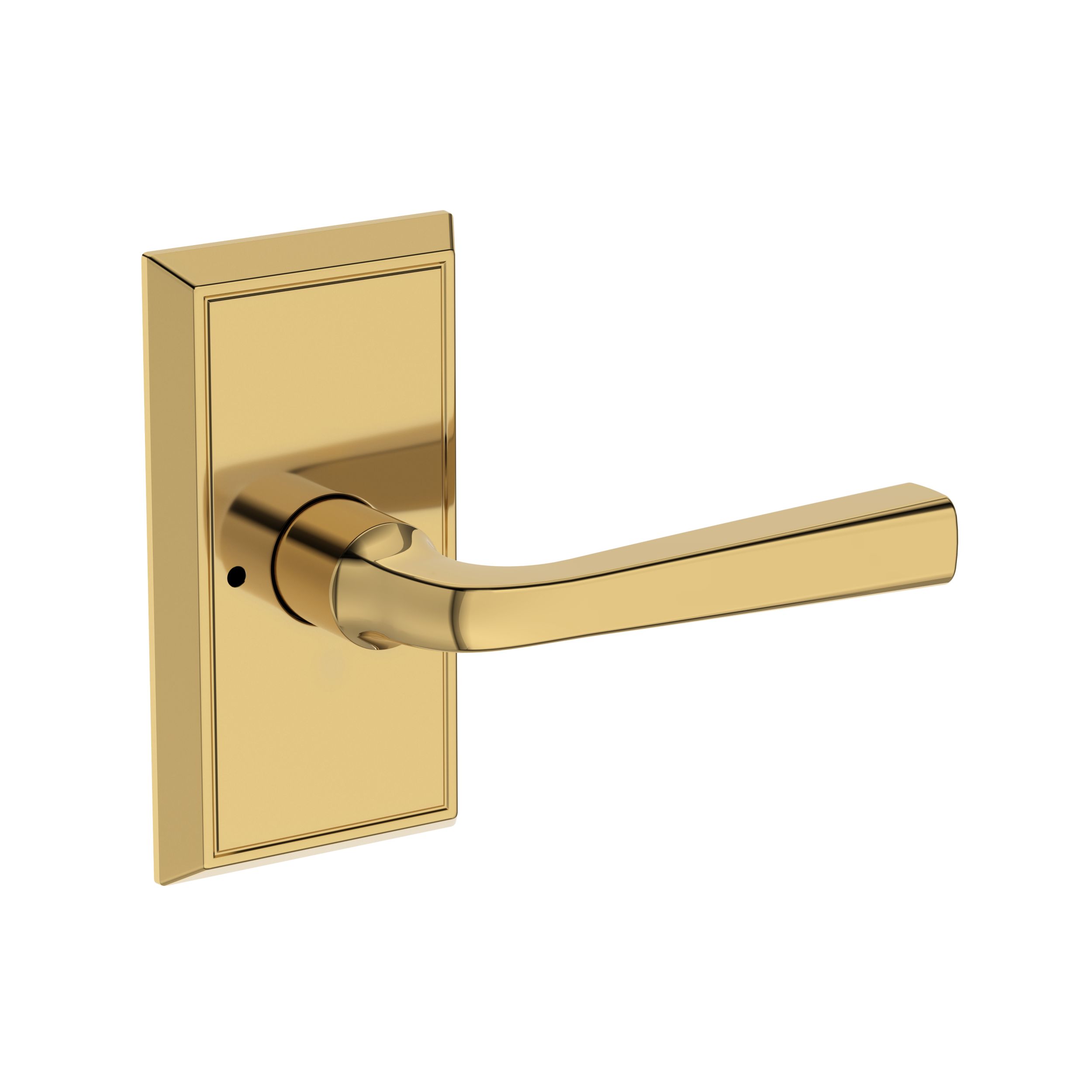Kingvale Lever with Chamfered 5" Rose- Privacy