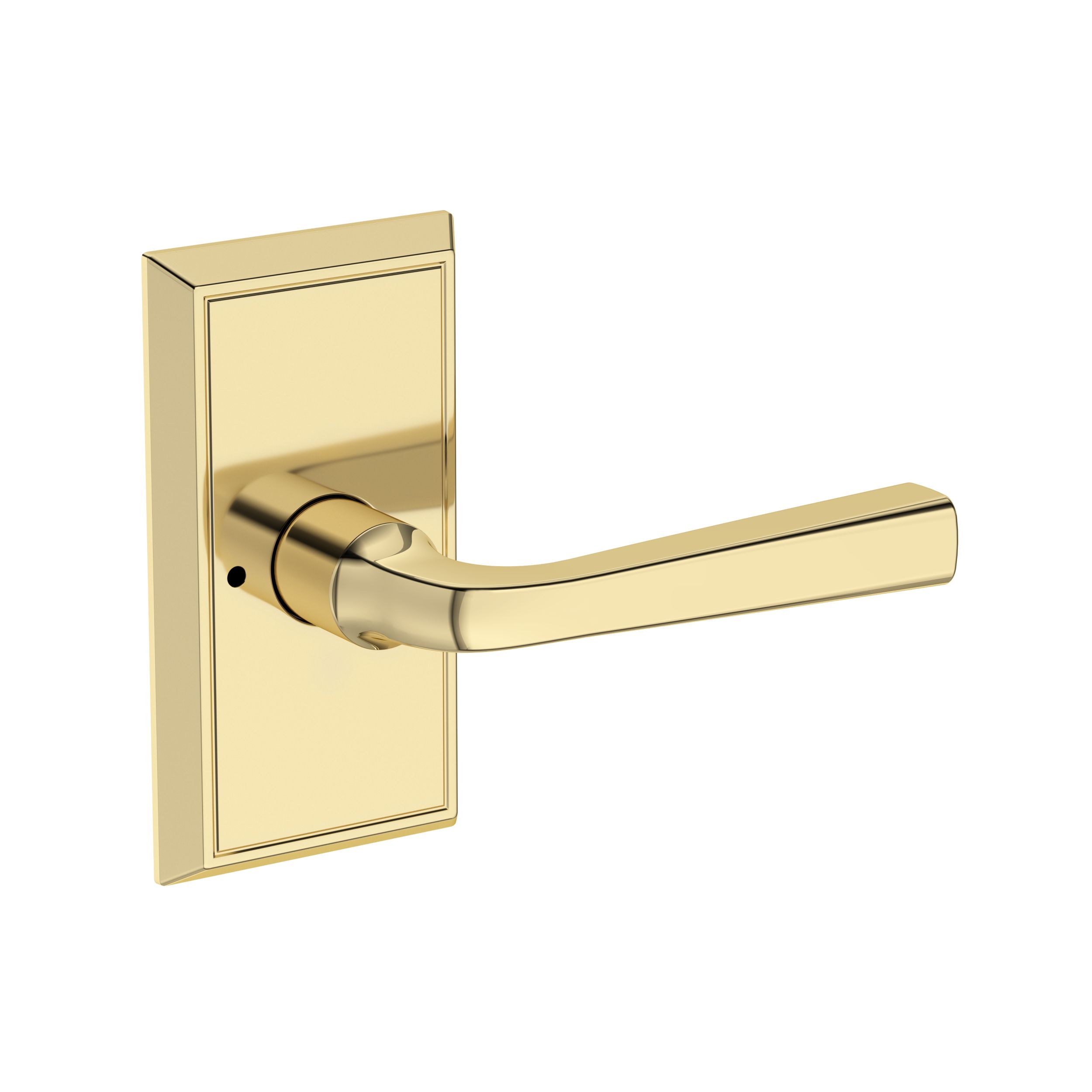 Kingvale Lever with Chamfered 5" Rose- Privacy