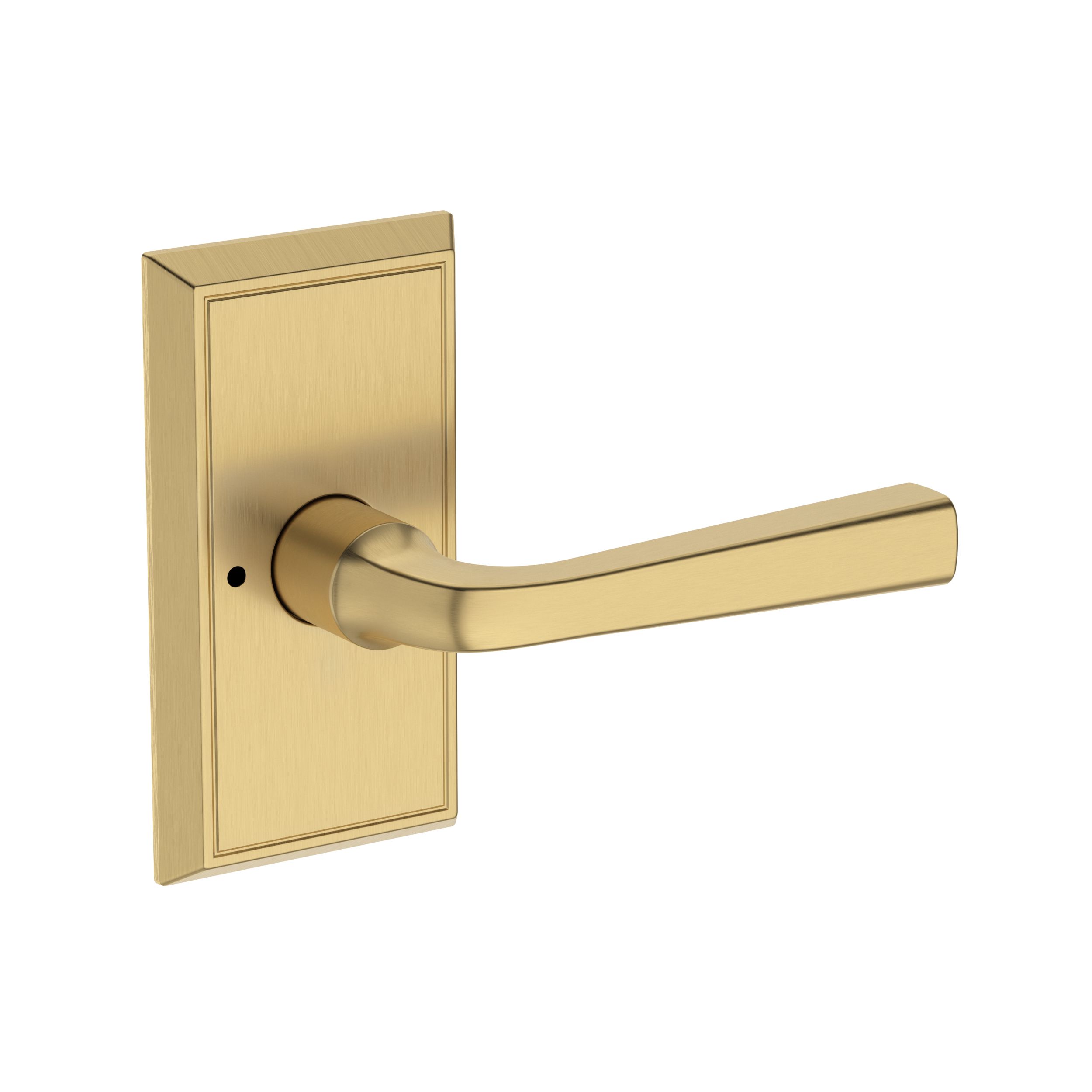 Kingvale Lever with Chamfered 5" Rose- Privacy