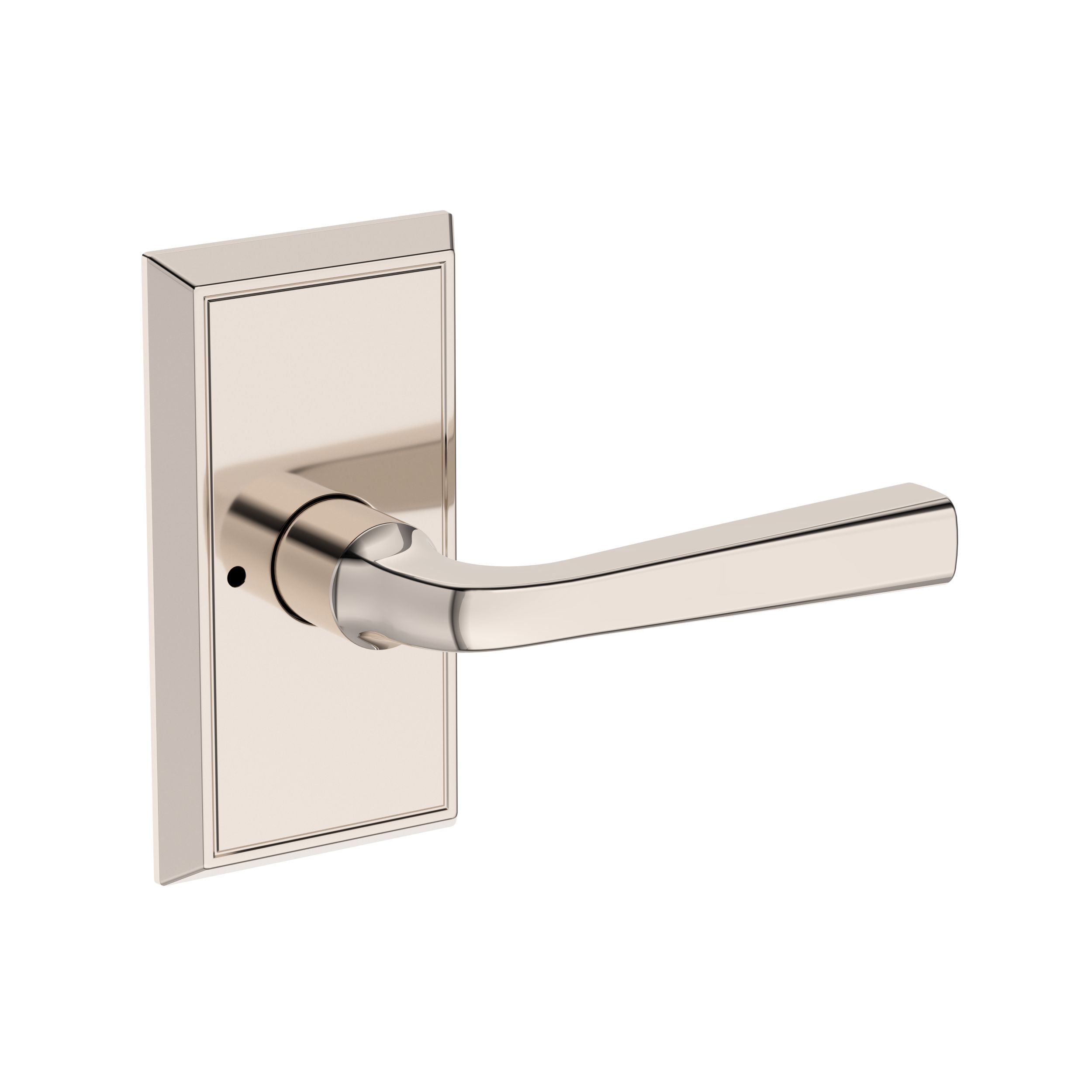 Kingvale Lever with Chamfered 5" Rose- Privacy