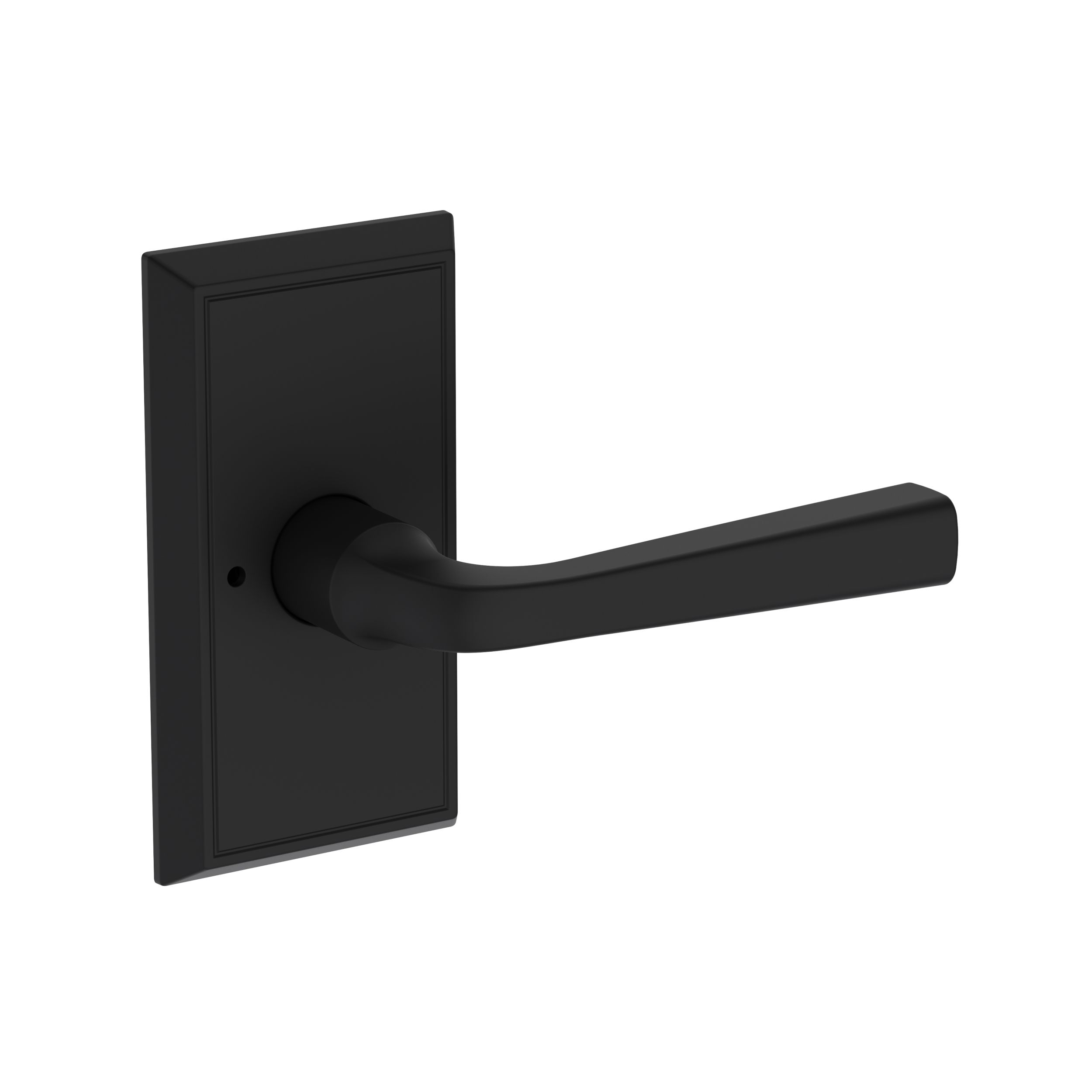 Kingvale Lever with Chamfered 5" Rose- Privacy