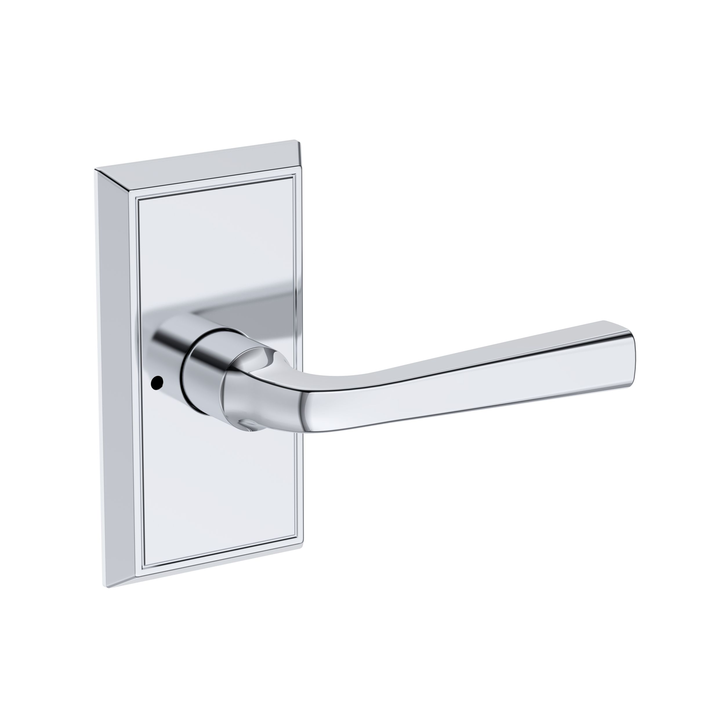 Kingvale Lever with Chamfered 5" Rose- Privacy