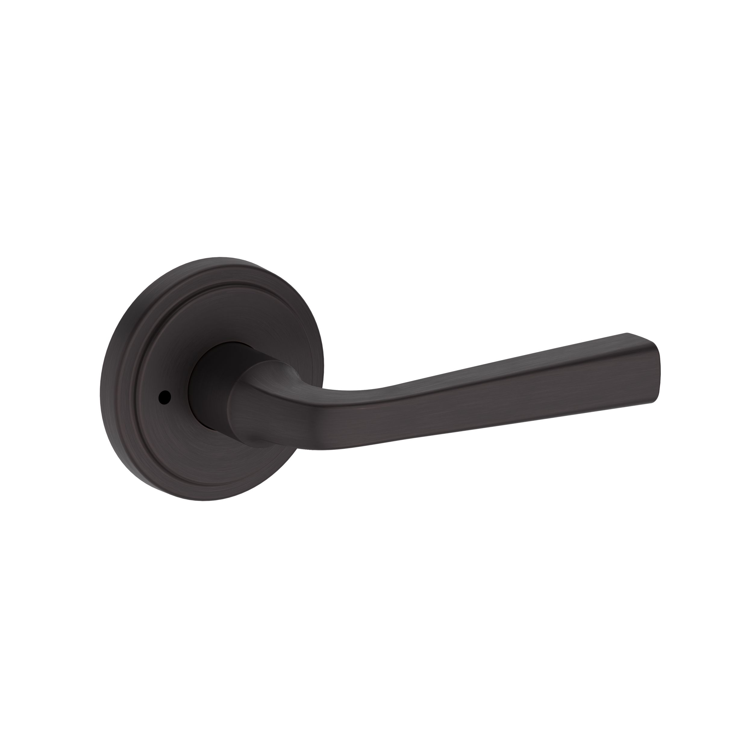Kingvale Lever with Stepped Round Rose- Privacy