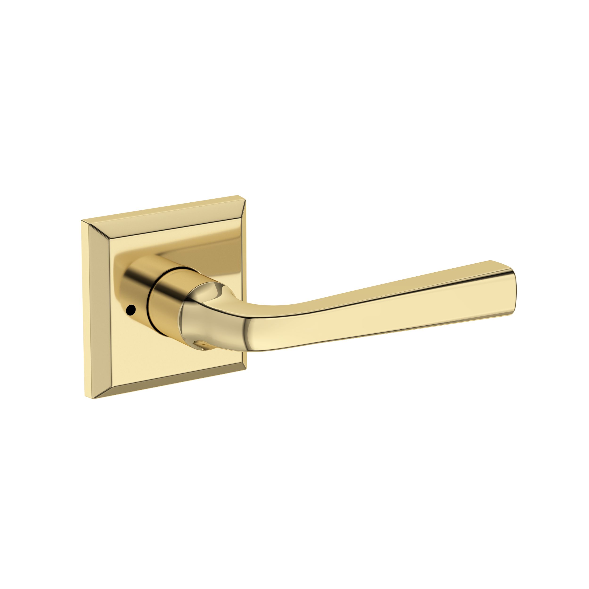 Kingvale Lever with Traditional Square Rose- Privacy