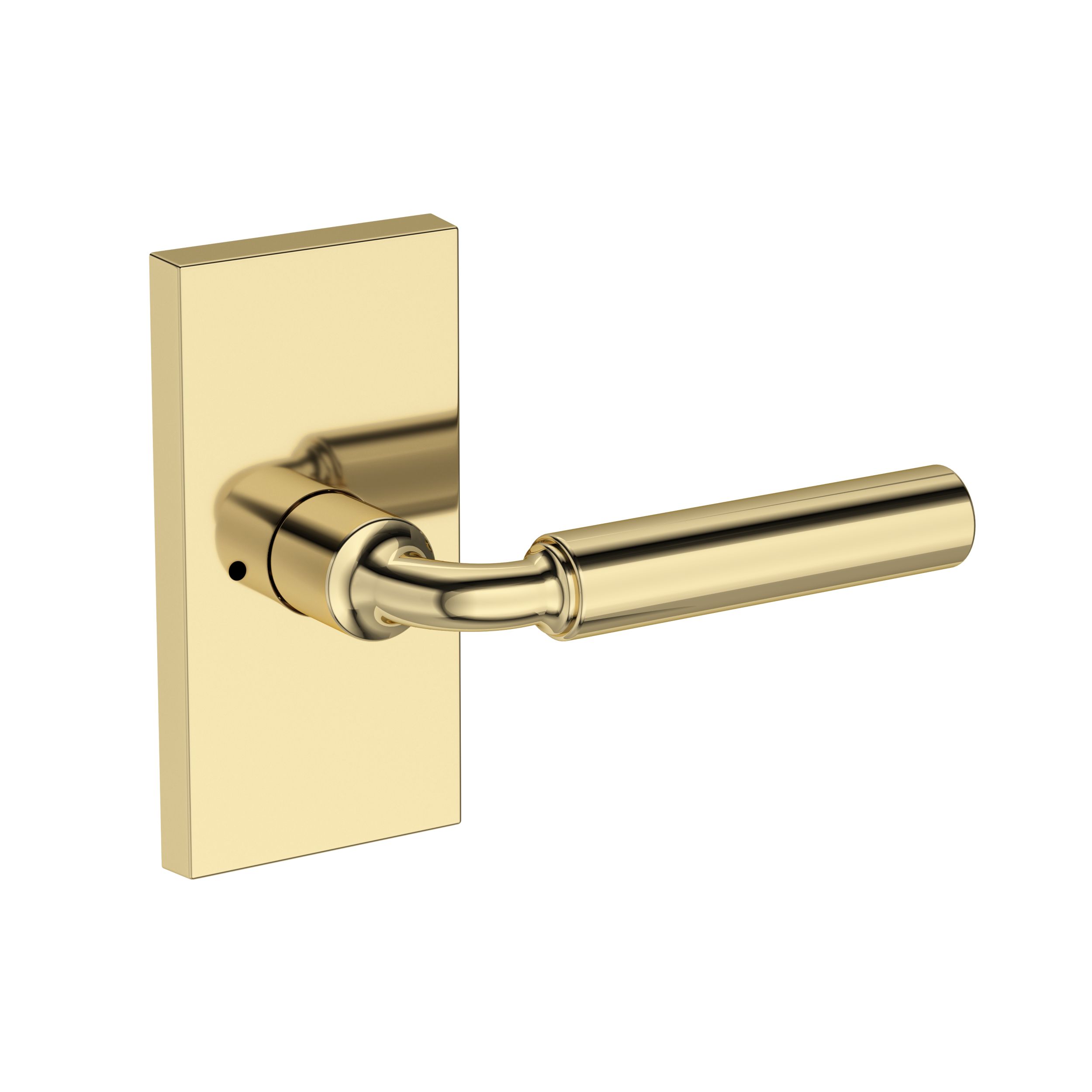 La Conner Lever with Contemporary 5" Rose- Privacy