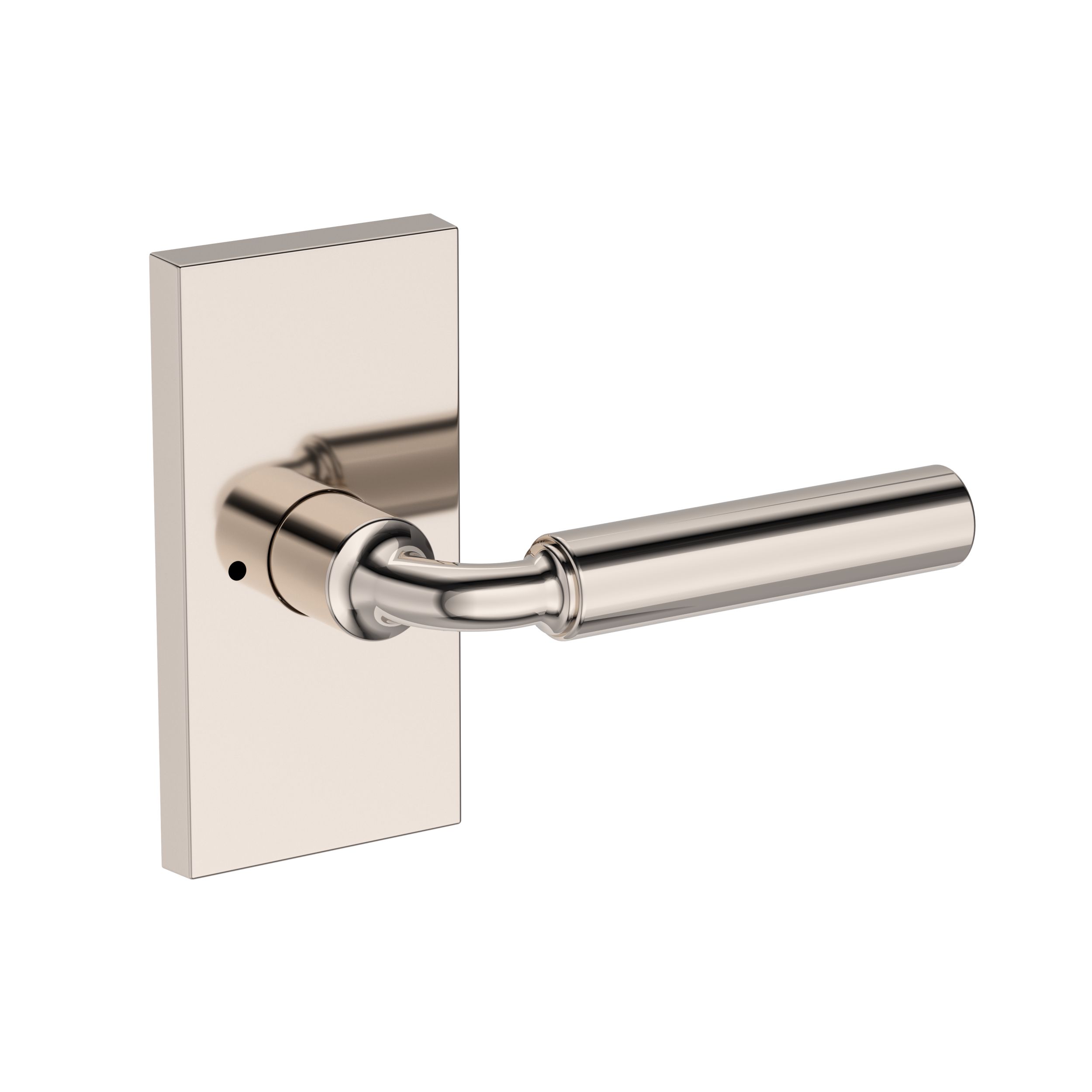 La Conner Lever with Contemporary 5" Rose- Privacy