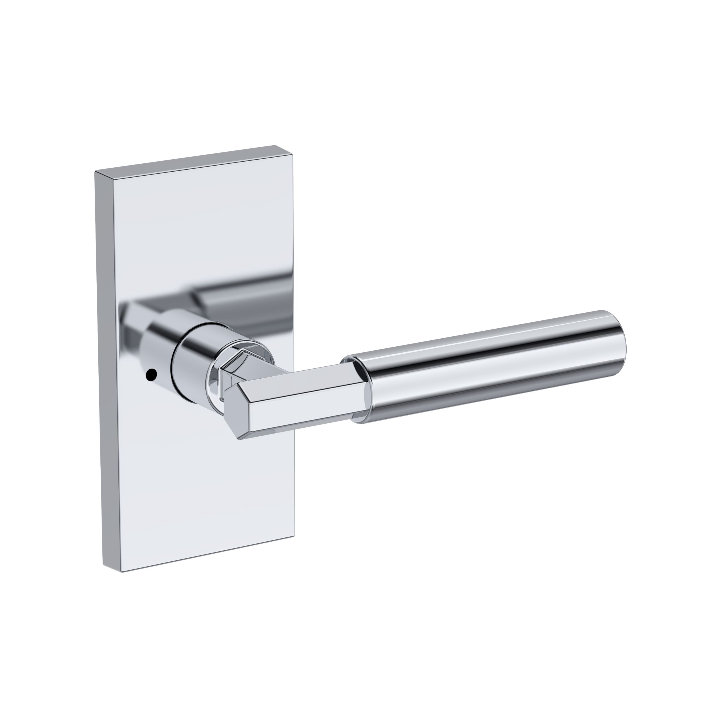 Riddling Lever with Contemporary 5" Rose- Privacy