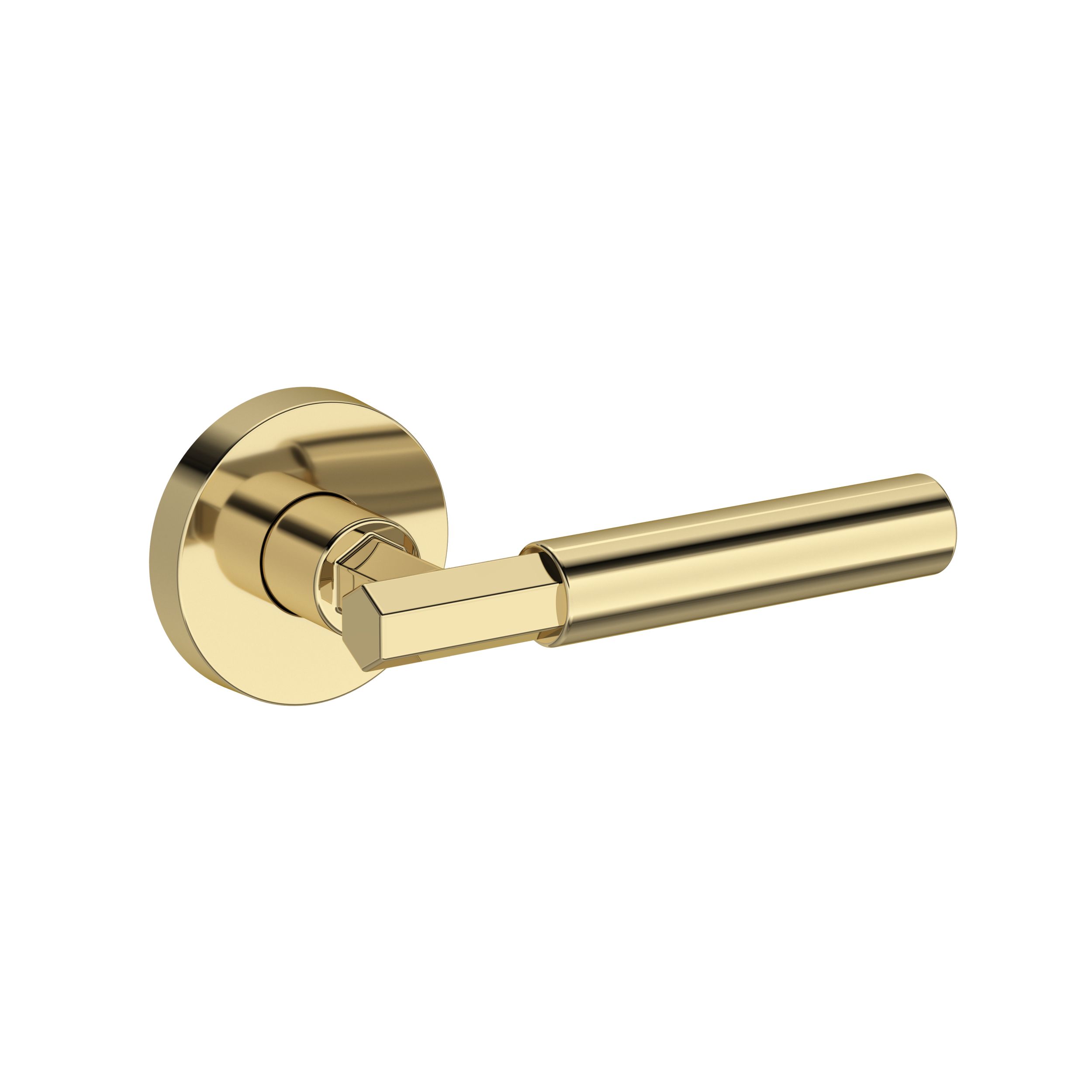Riddling Lever with Contemporary Round Rose- Passage