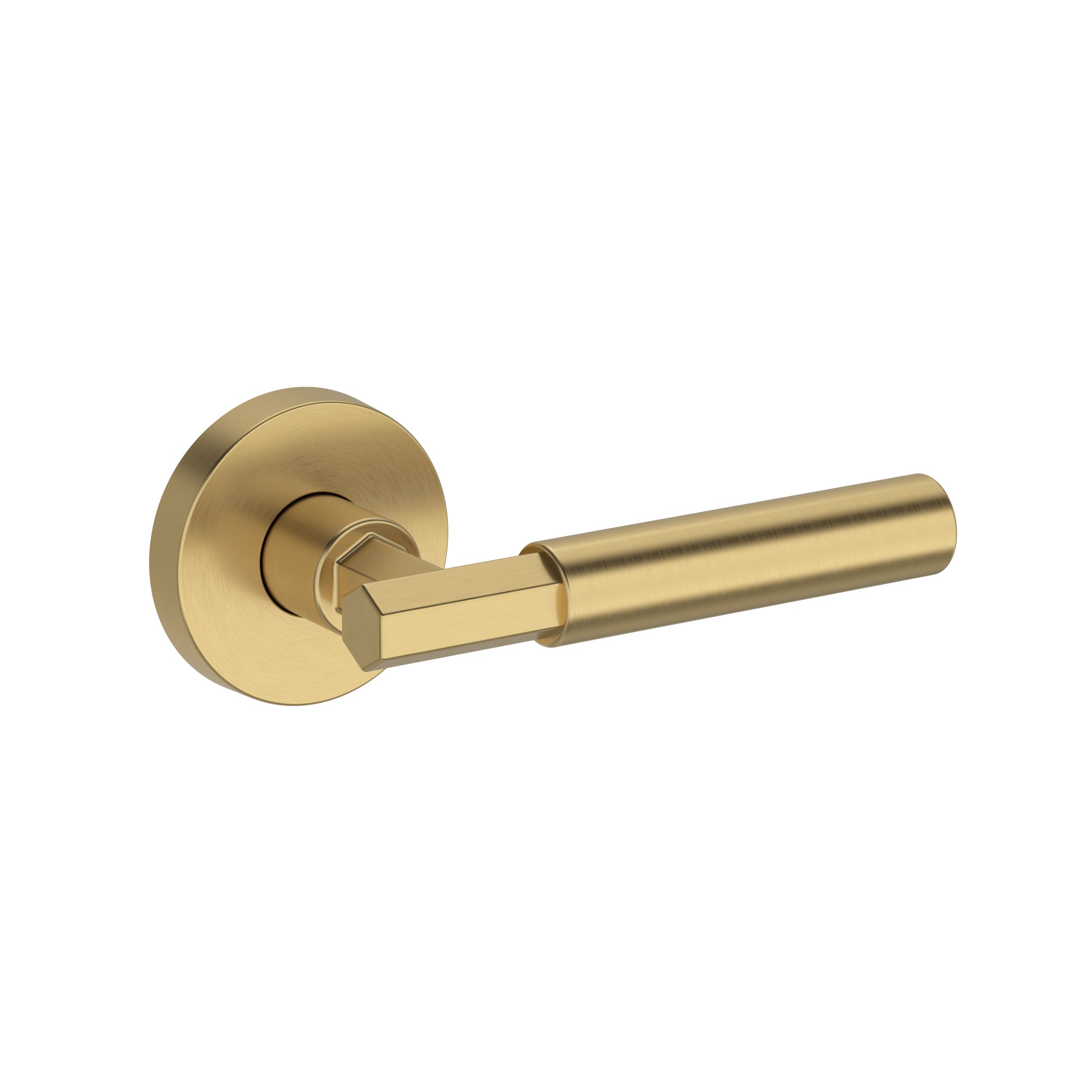 Riddling Lever with Contemporary Round Rose- Passage