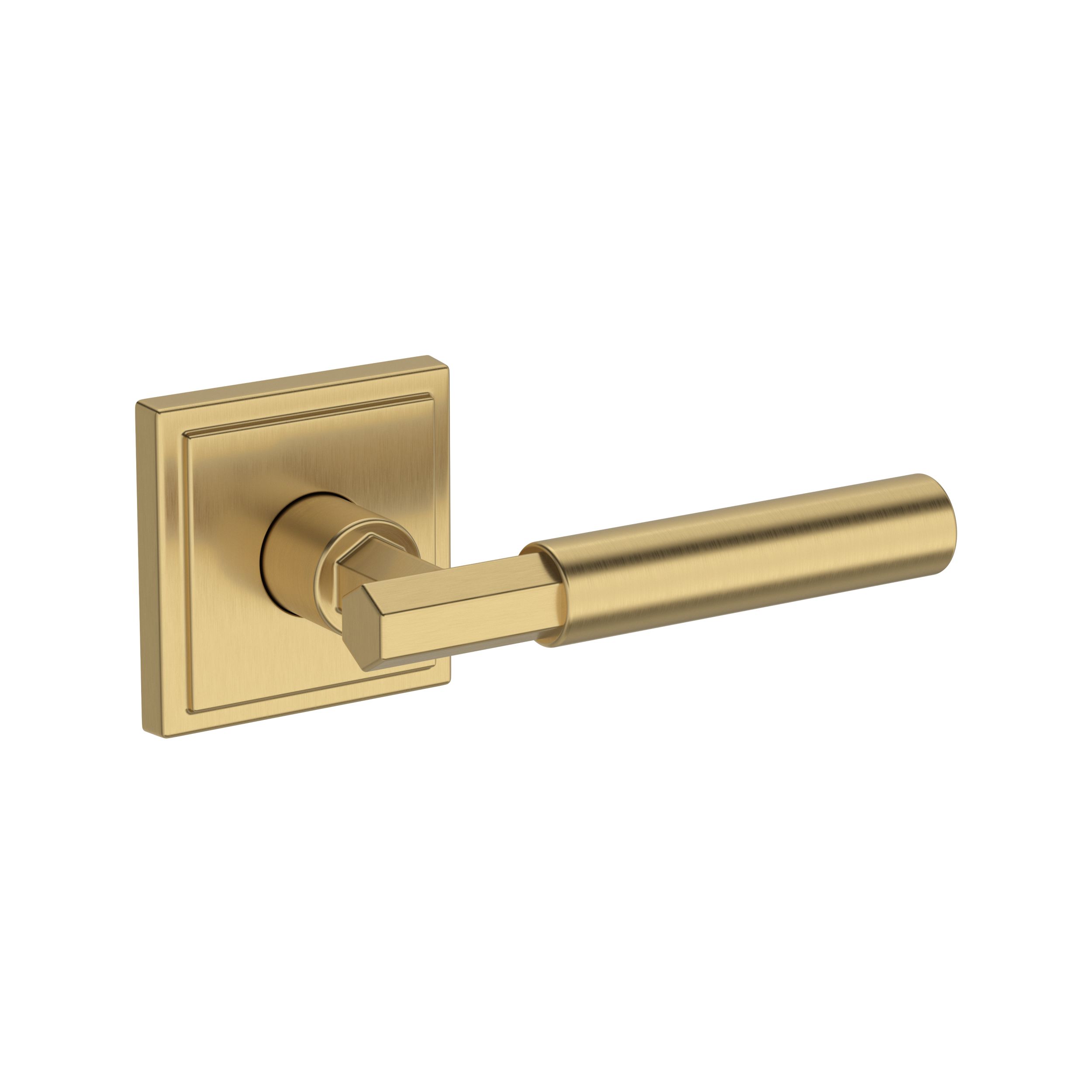 Riddling Lever with Stepped Square Rose- Passage