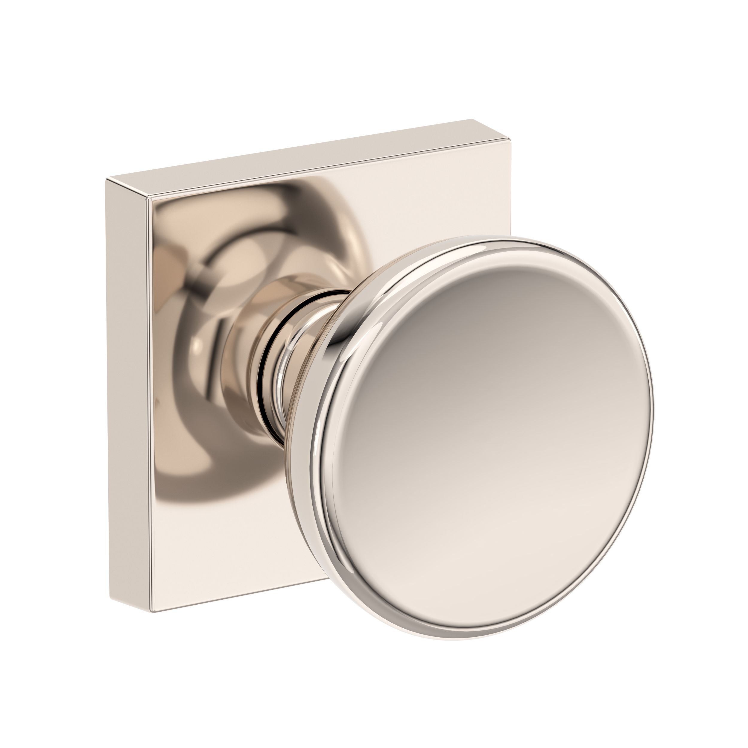 Solvang Knob with Contemporary Square Rose- Passage