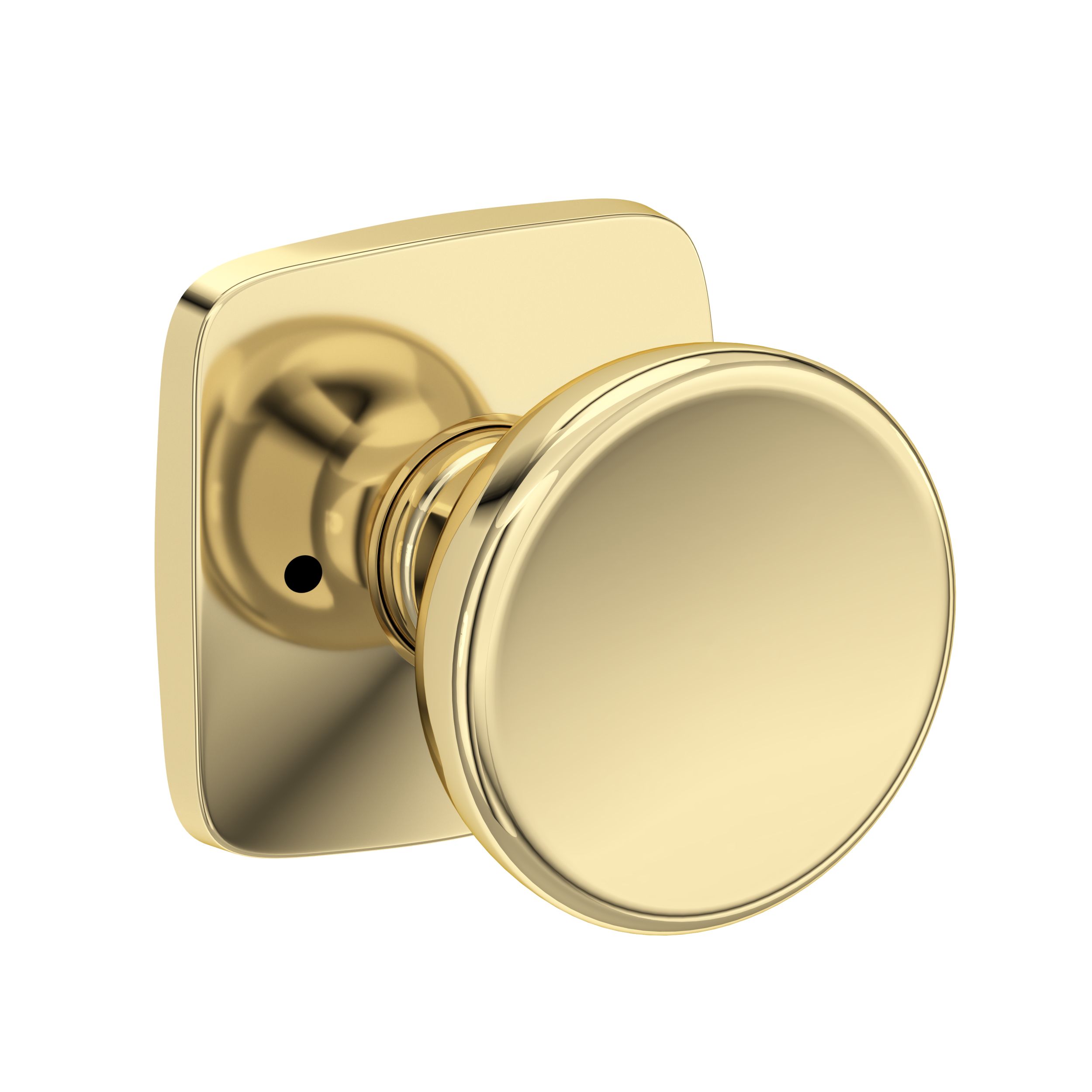 Solvang Knob with Soft Square Rose- Privacy