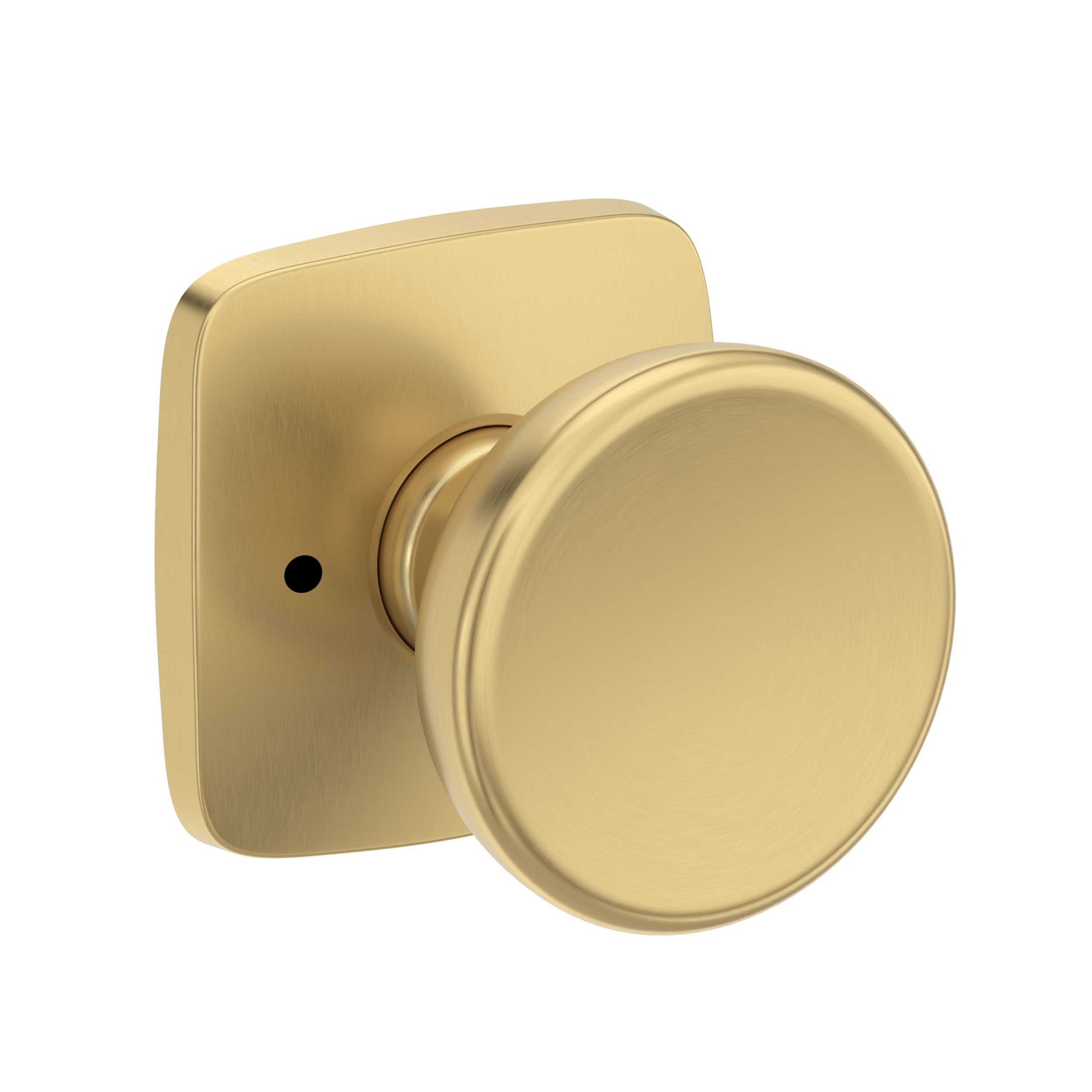 Solvang Knob with Soft Square Rose- Privacy