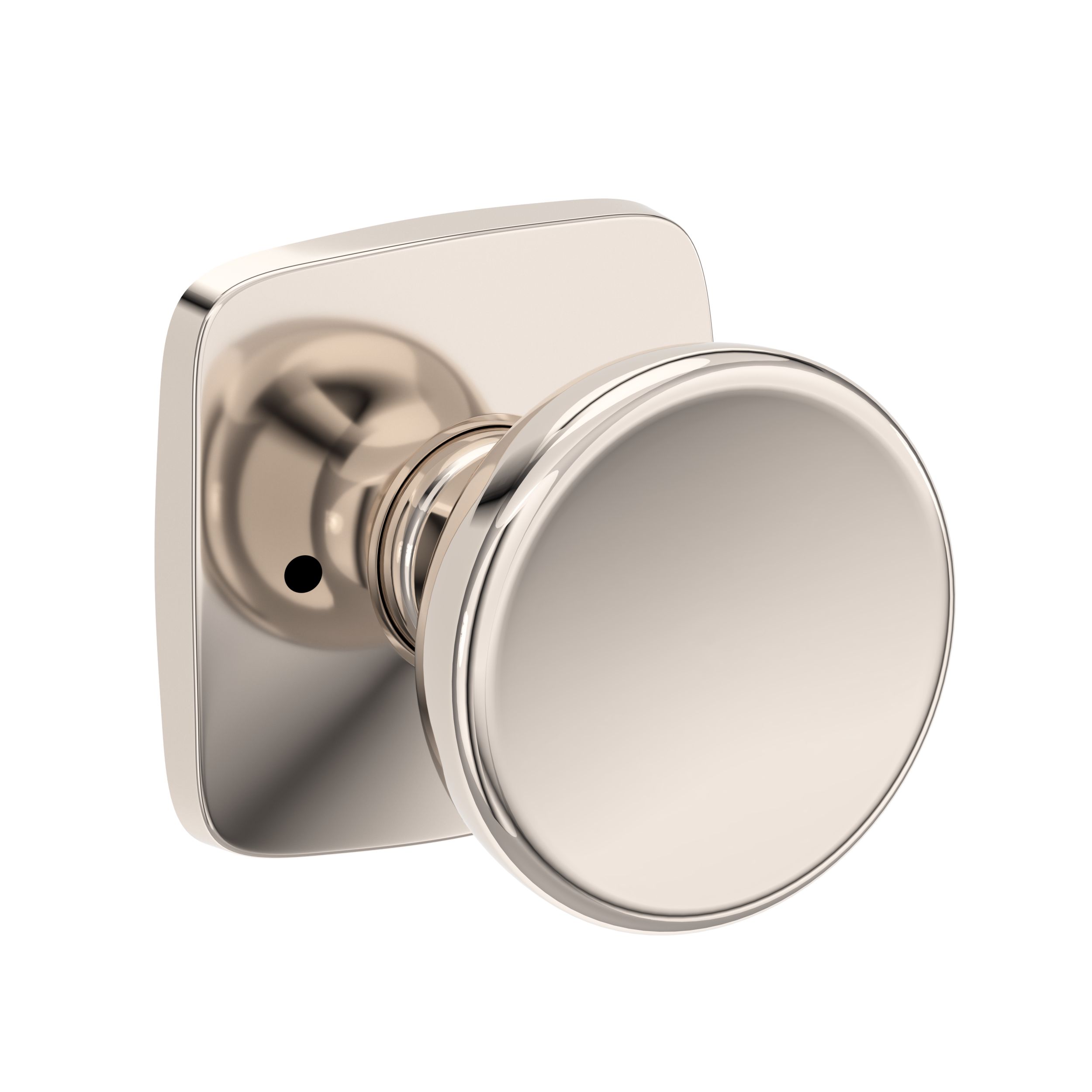 Solvang Knob with Soft Square Rose- Privacy