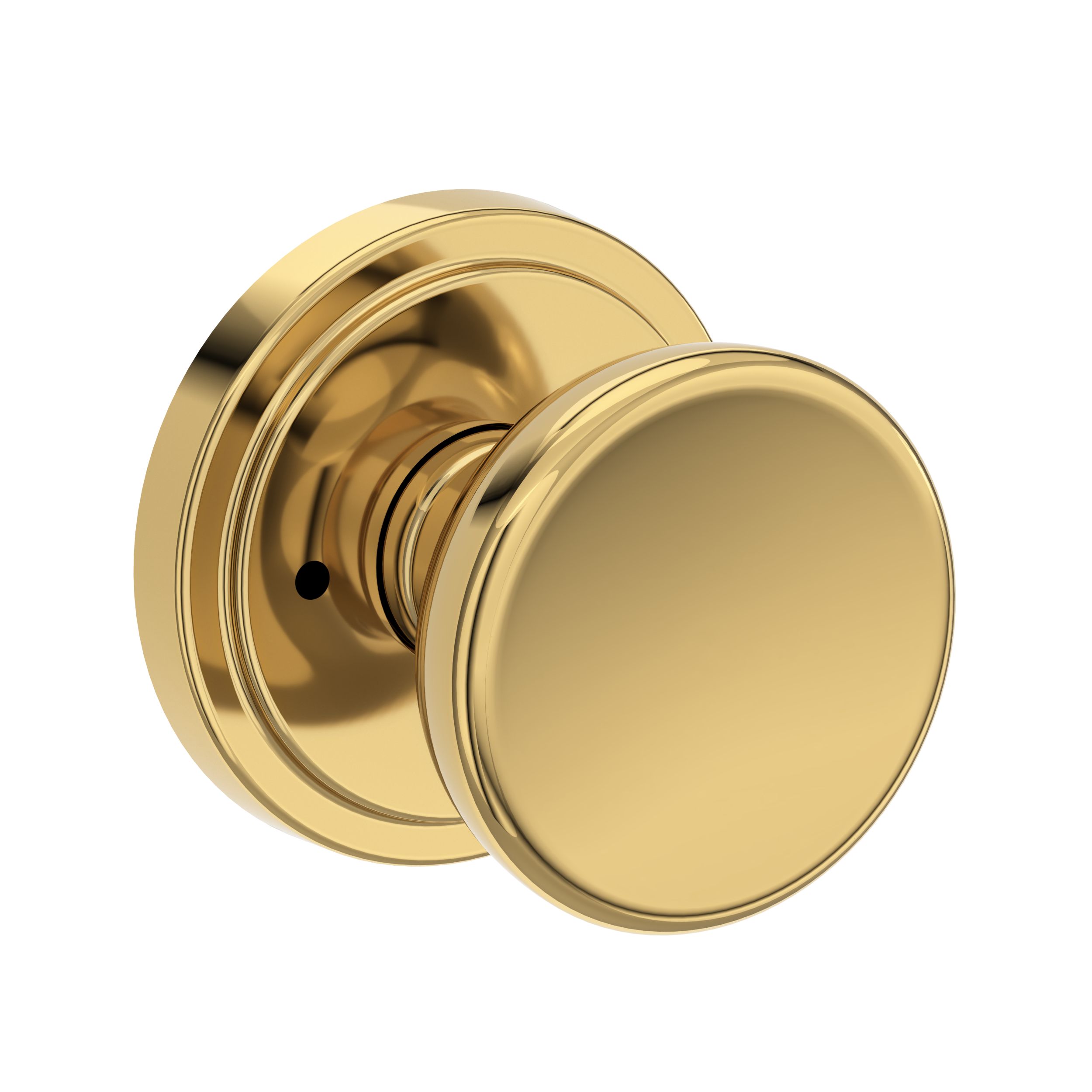 Solvang Knob with Stepped Round Rose- Privacy