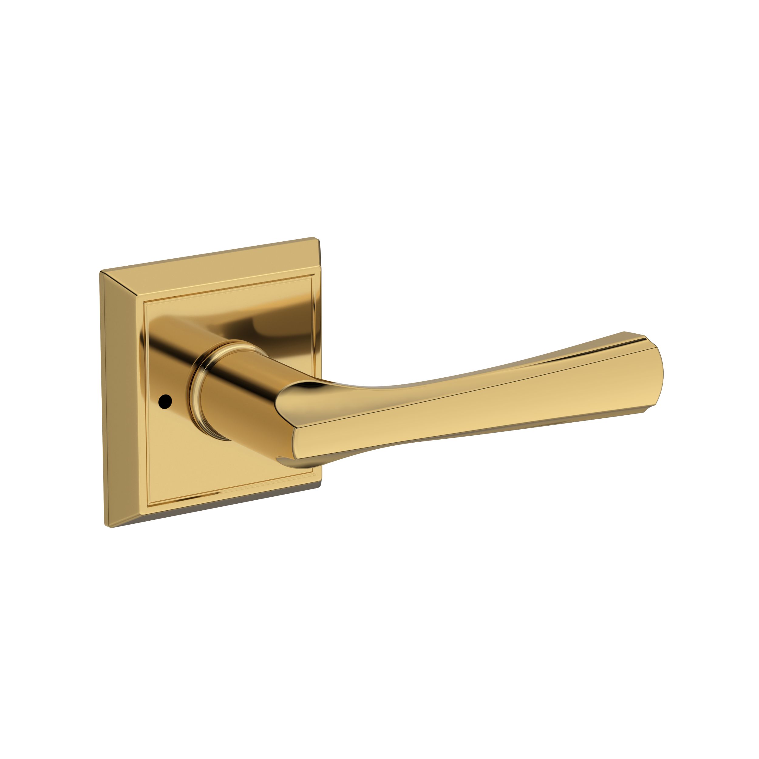 Wyndcliff Lever with Chamfered Square Rose- Privacy