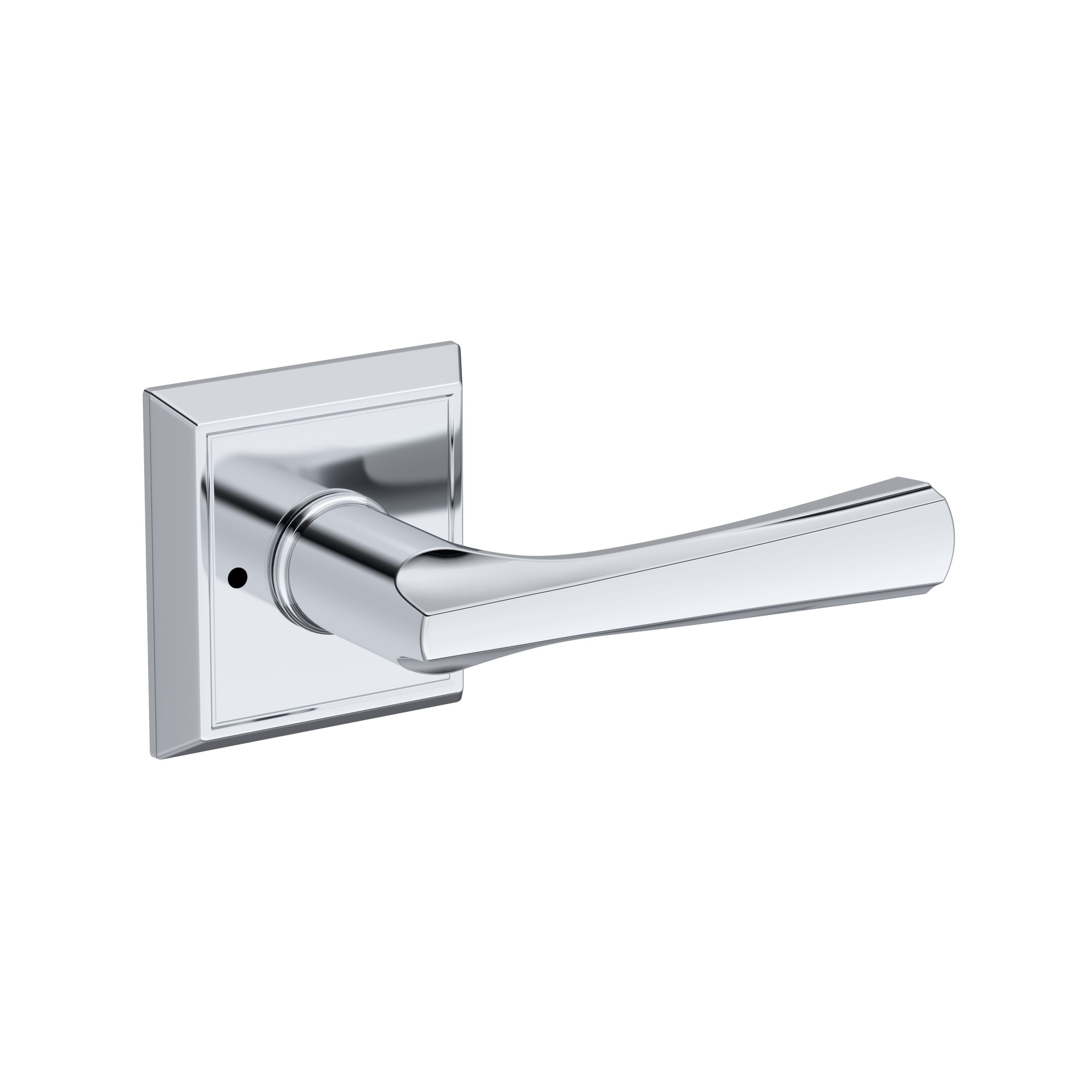 Wyndcliff Lever with Chamfered Square Rose- Privacy