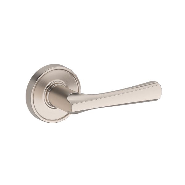Wyndcliff Lever with Recessed Round Rose- Full Dummy - Satin