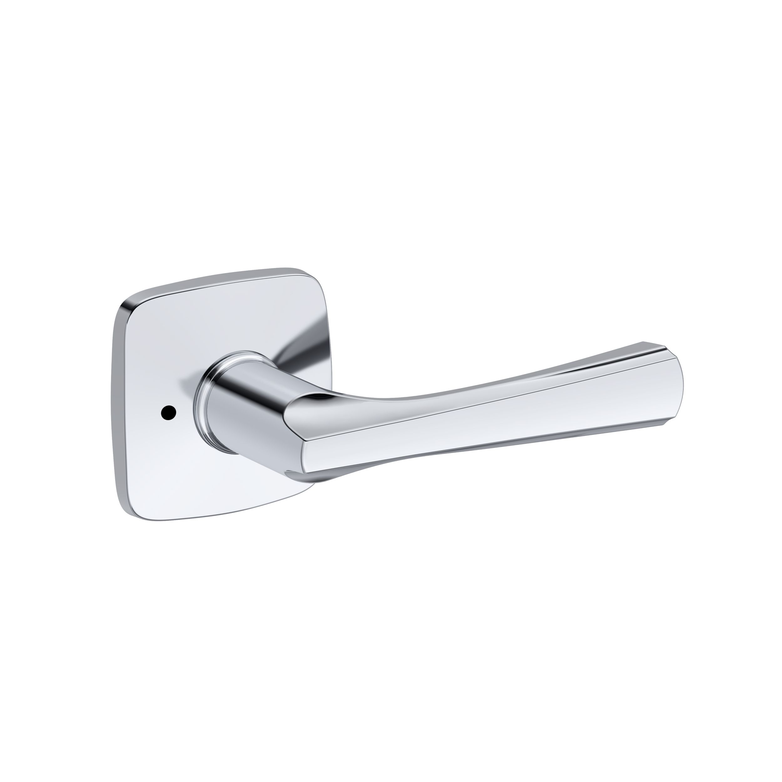 Wyndcliff Lever with Soft Square Rose- Privacy