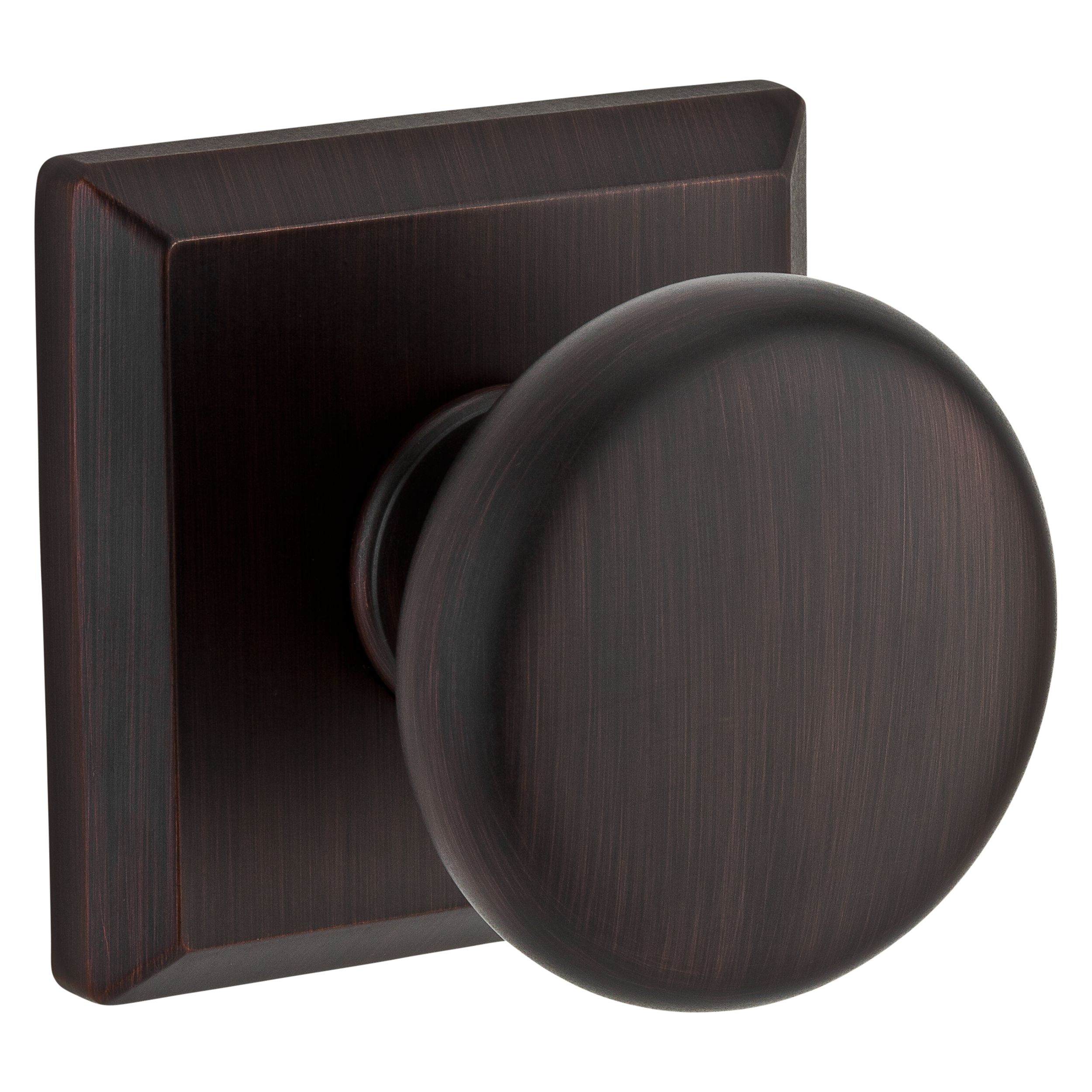 Round Knob & Traditional Square Rose- Passage