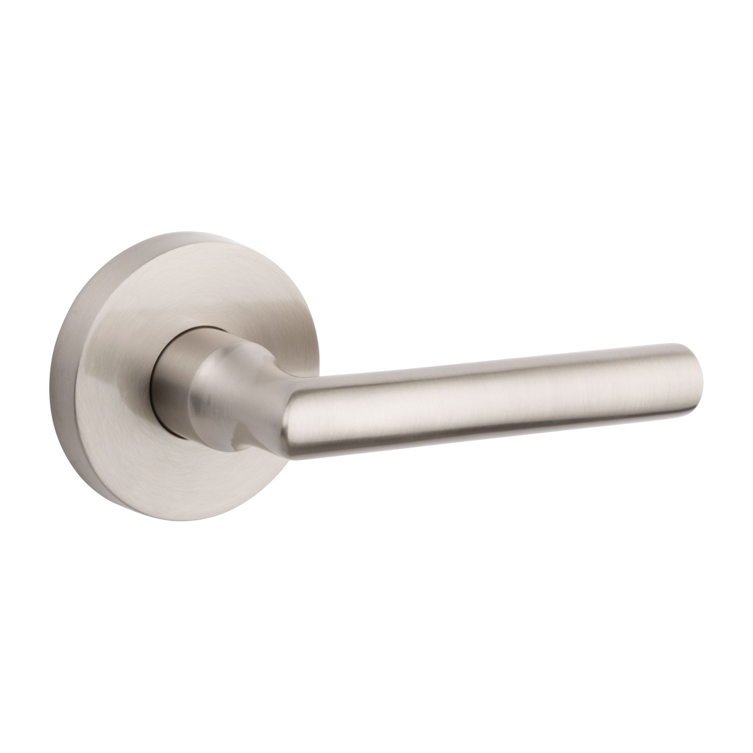 Tube Lever & Contemporary Round Rose- Passage