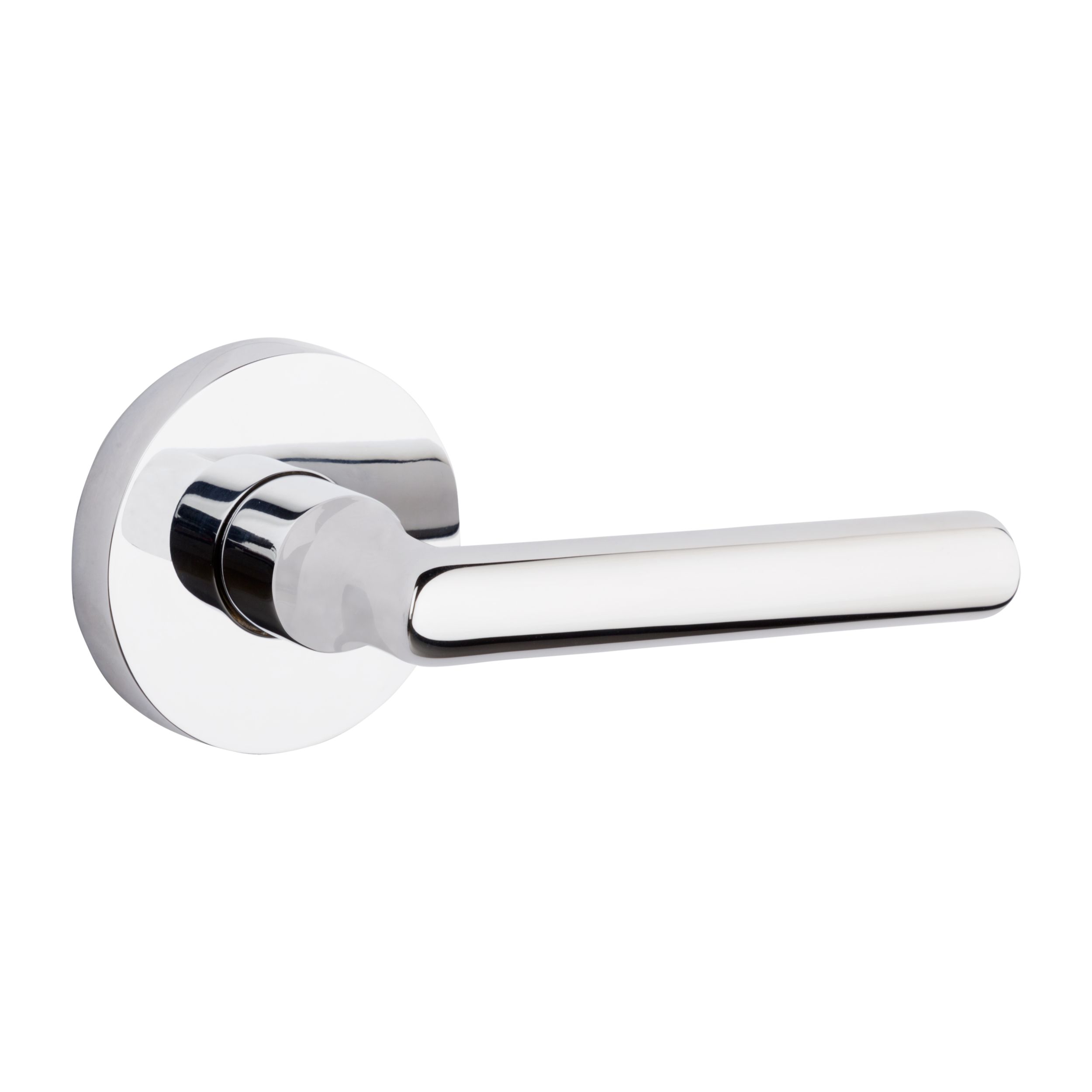 Tube Lever & Contemporary Round Rose- Passage