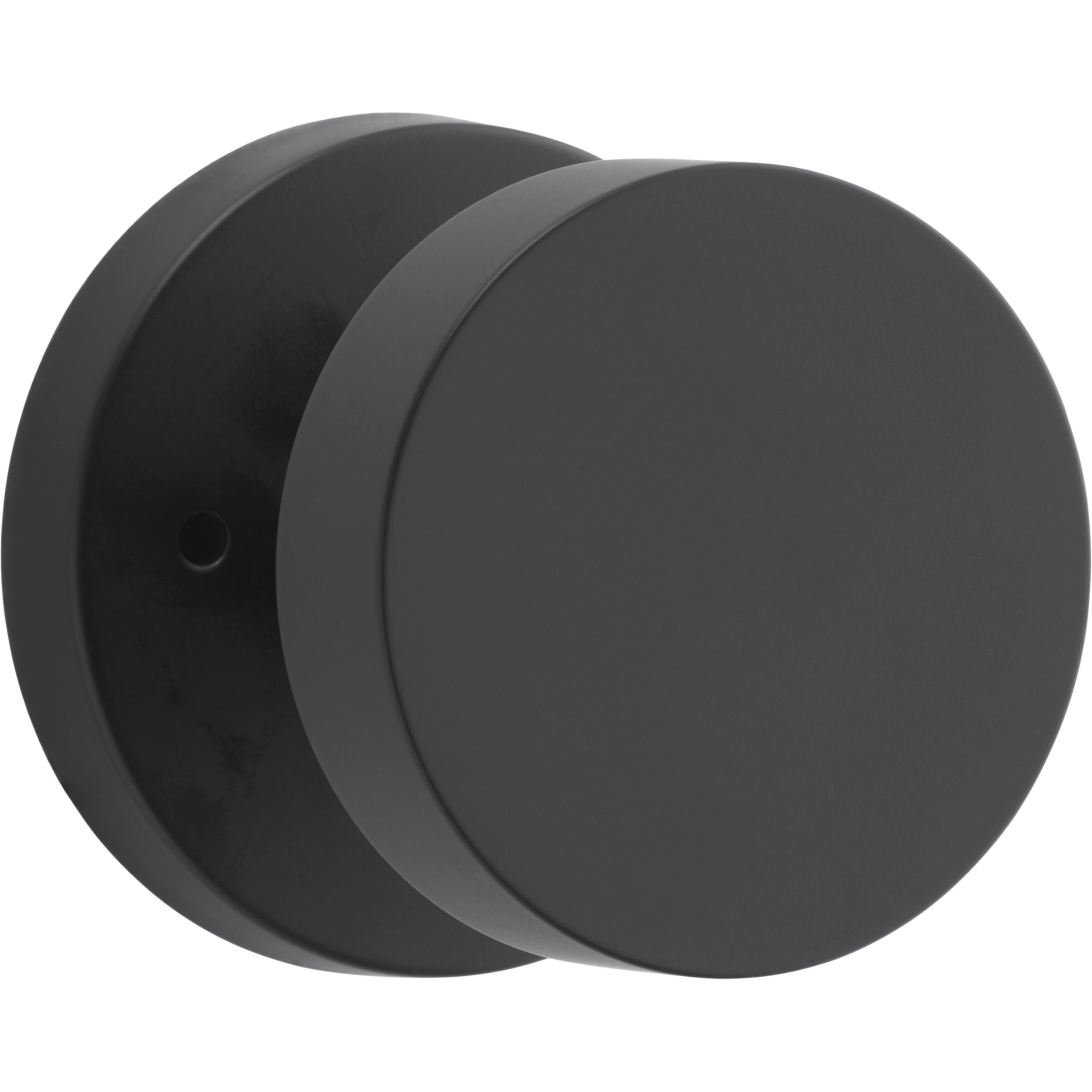 Contemporary Knob & Round Rose- Privacy