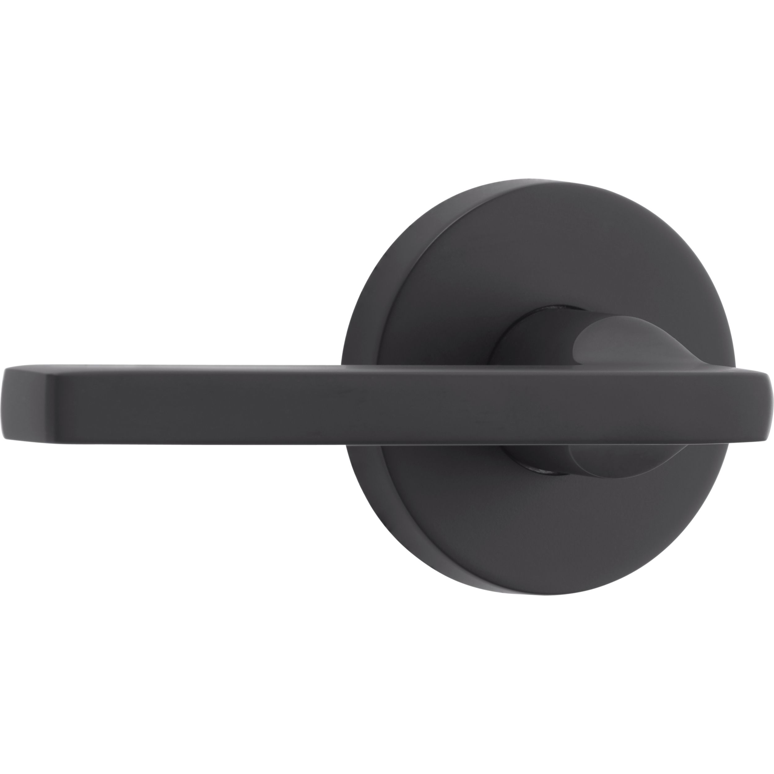 Square Lever & Contemporary Round Rose- Privacy