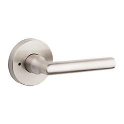 Tube Lever & Contemporary Round Rose- Privacy