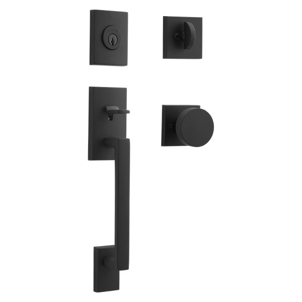 La Jolla Handleset x Contemporary Knob- Square Interior