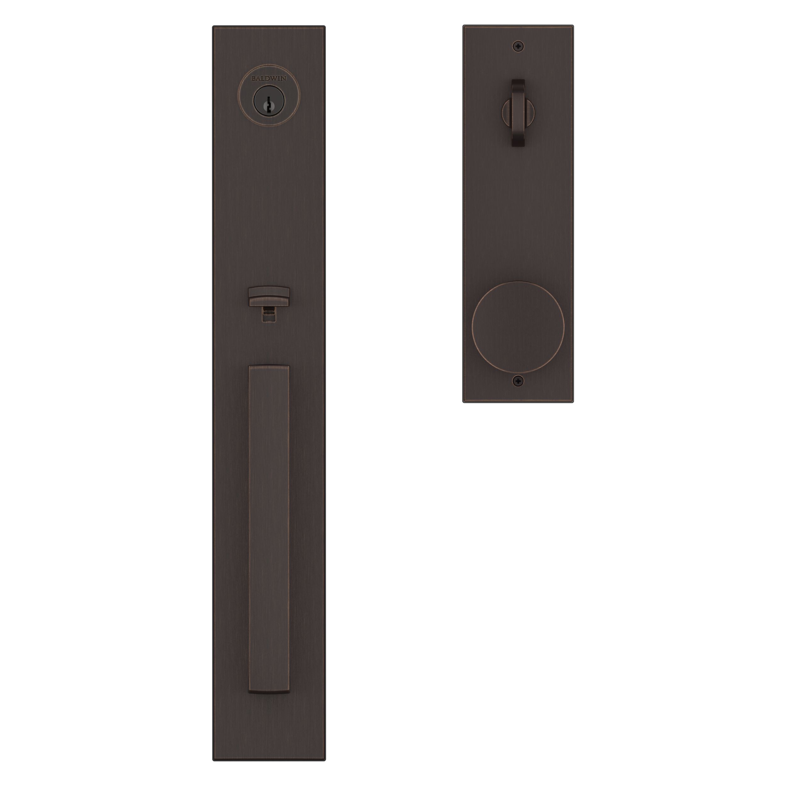 Santa Cruz Handleset x Contemporary Knob Venetian Bronze